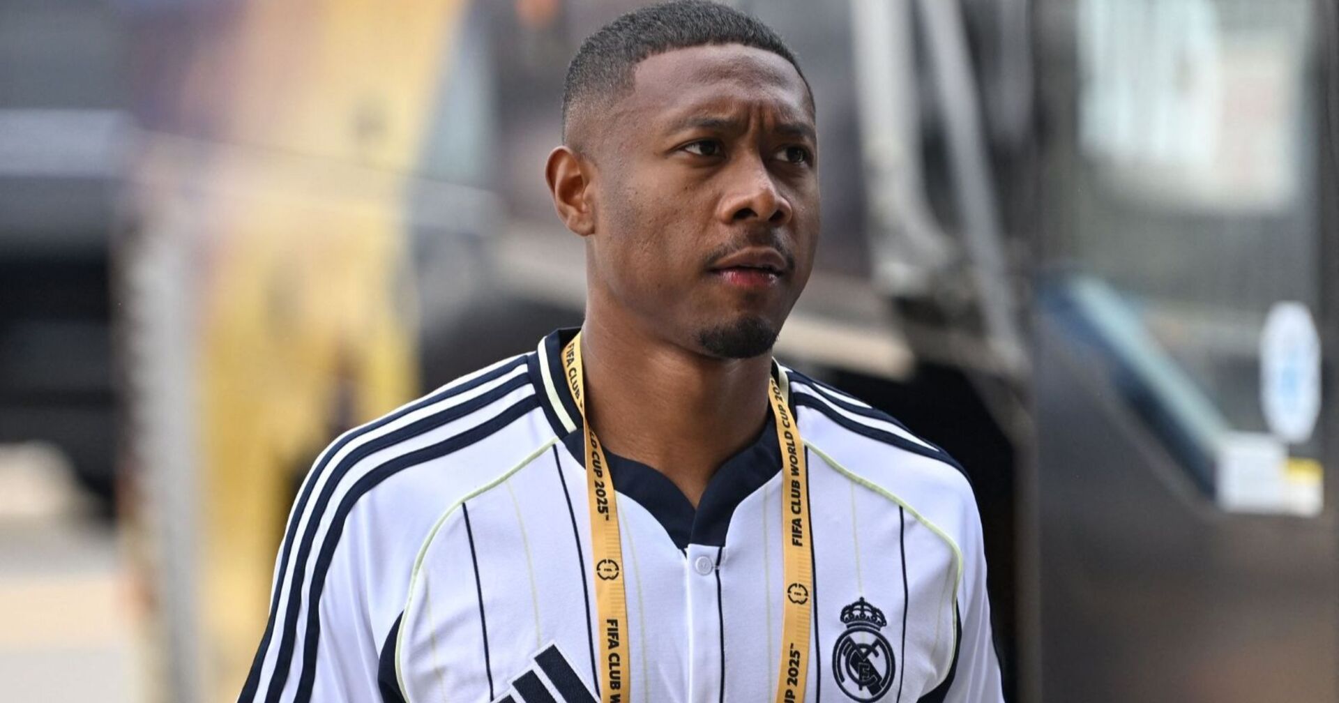 David Alaba bei der FIFA-Klub-WM während des Halbfinal-Matches von Paris-Saint-Germain und Real Madrid am neunten Juli 2025