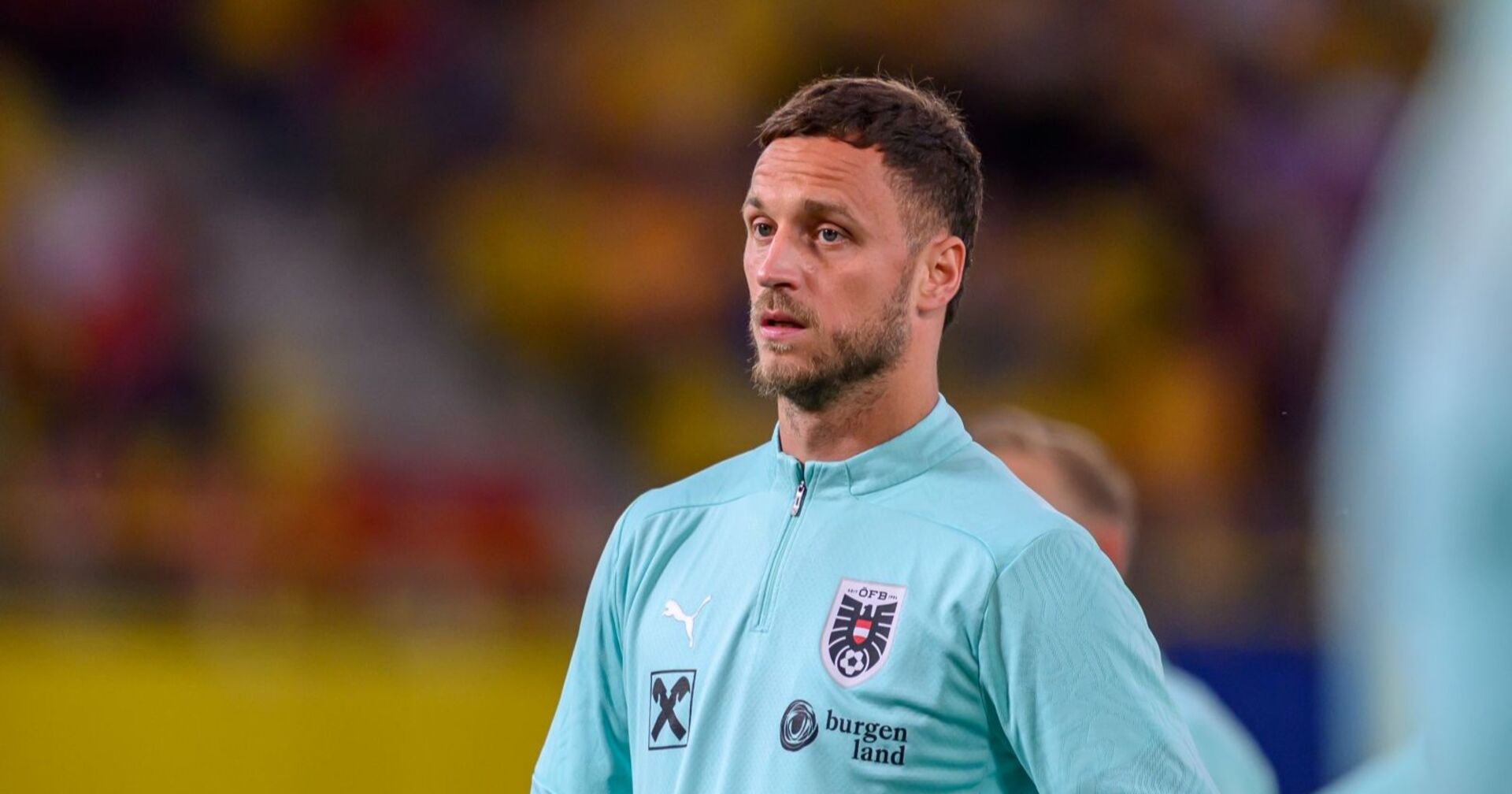 Marko Arnautović während des WM-Qualifikationsspiels zwischen Österreich und Rumänien am Samstag, dem 7. Juni 2025, in Wien