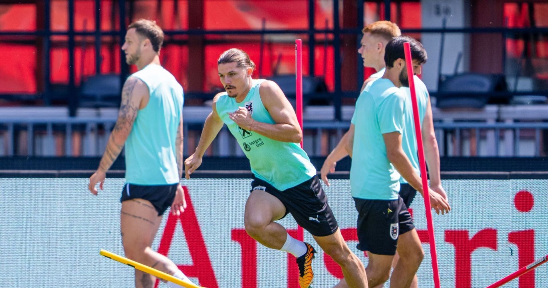 Marcel Sabitzer am Freitag, 06. Juni 2025, während des Abschlusstrainings des ÖFB-Teams vor dem WM-Qualifikationsspiel gegen Rumänien in Wien