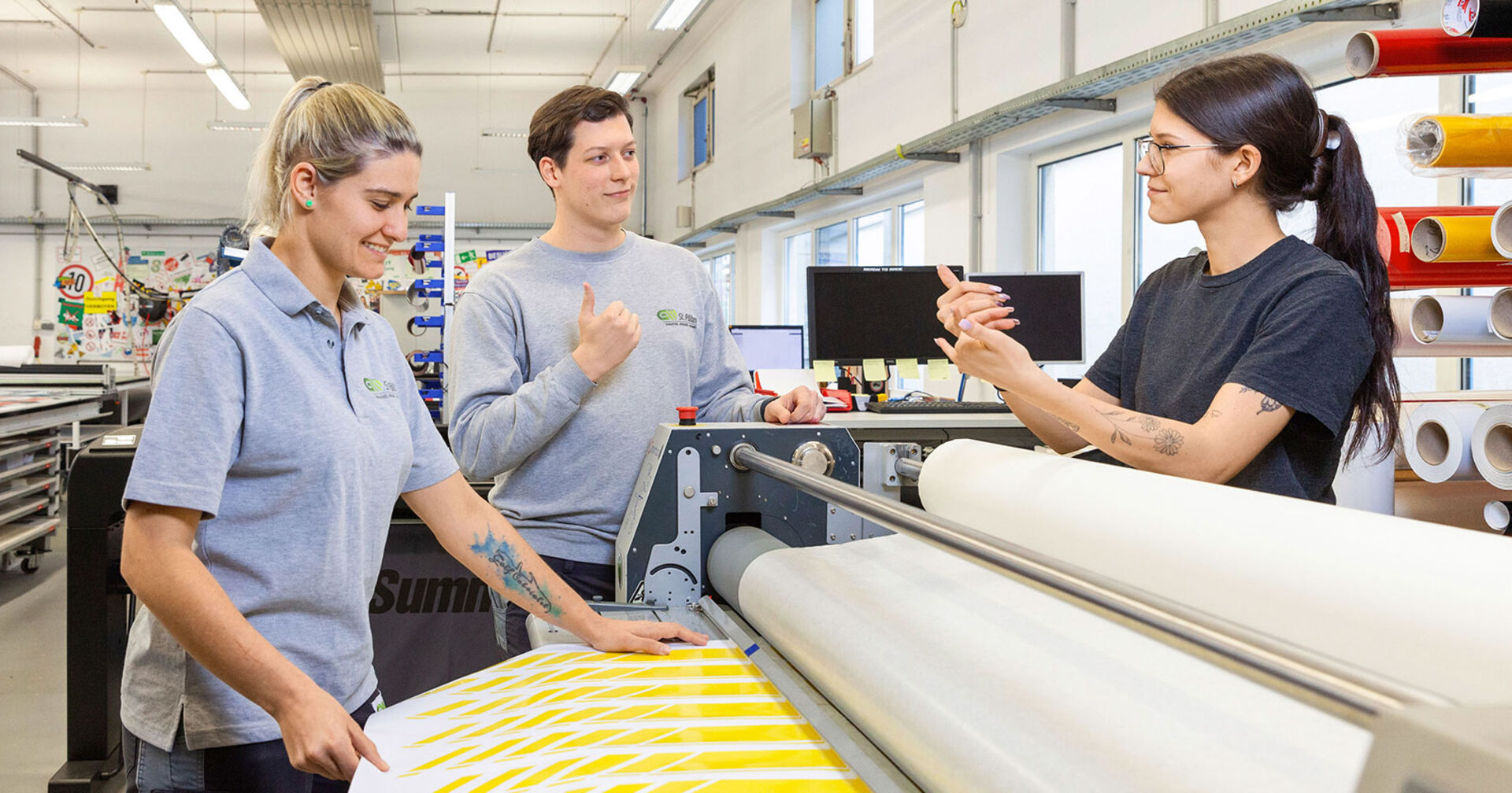 Lehrlinge bei der Arbeit | Credit: GW St. Pölten Integrative Betriebe