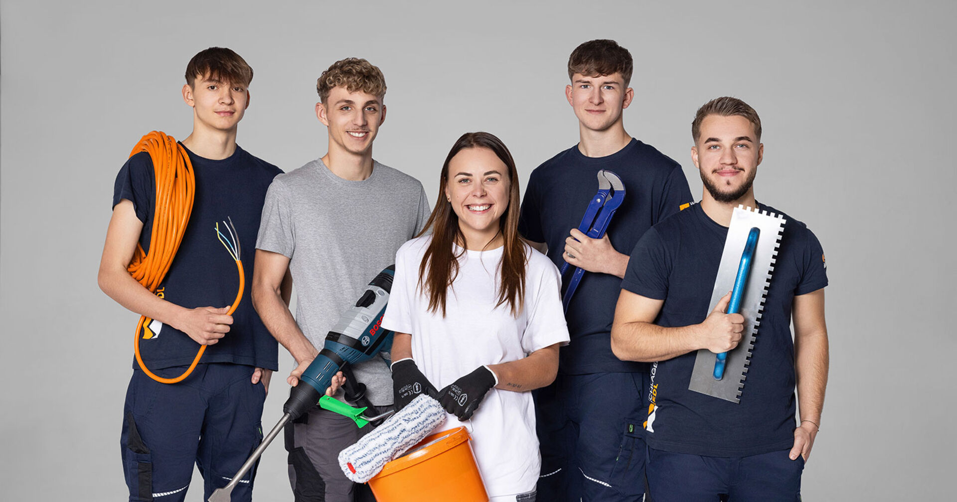 Gruppe von Lehrlingen posiert für ein Foto | Credit: Wohlschlager &amp; Redl