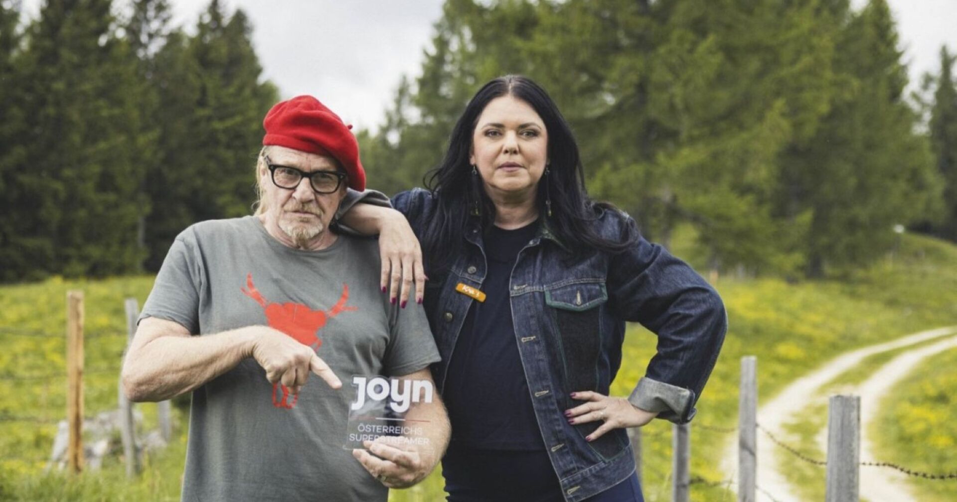 Carmen Kreuzer und Künstler-Freund Herbert Wallner