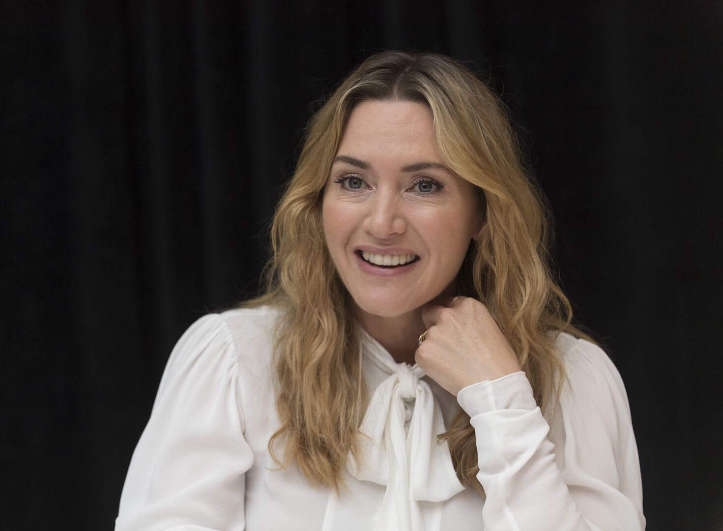 Kate Winslet in einem Interview.