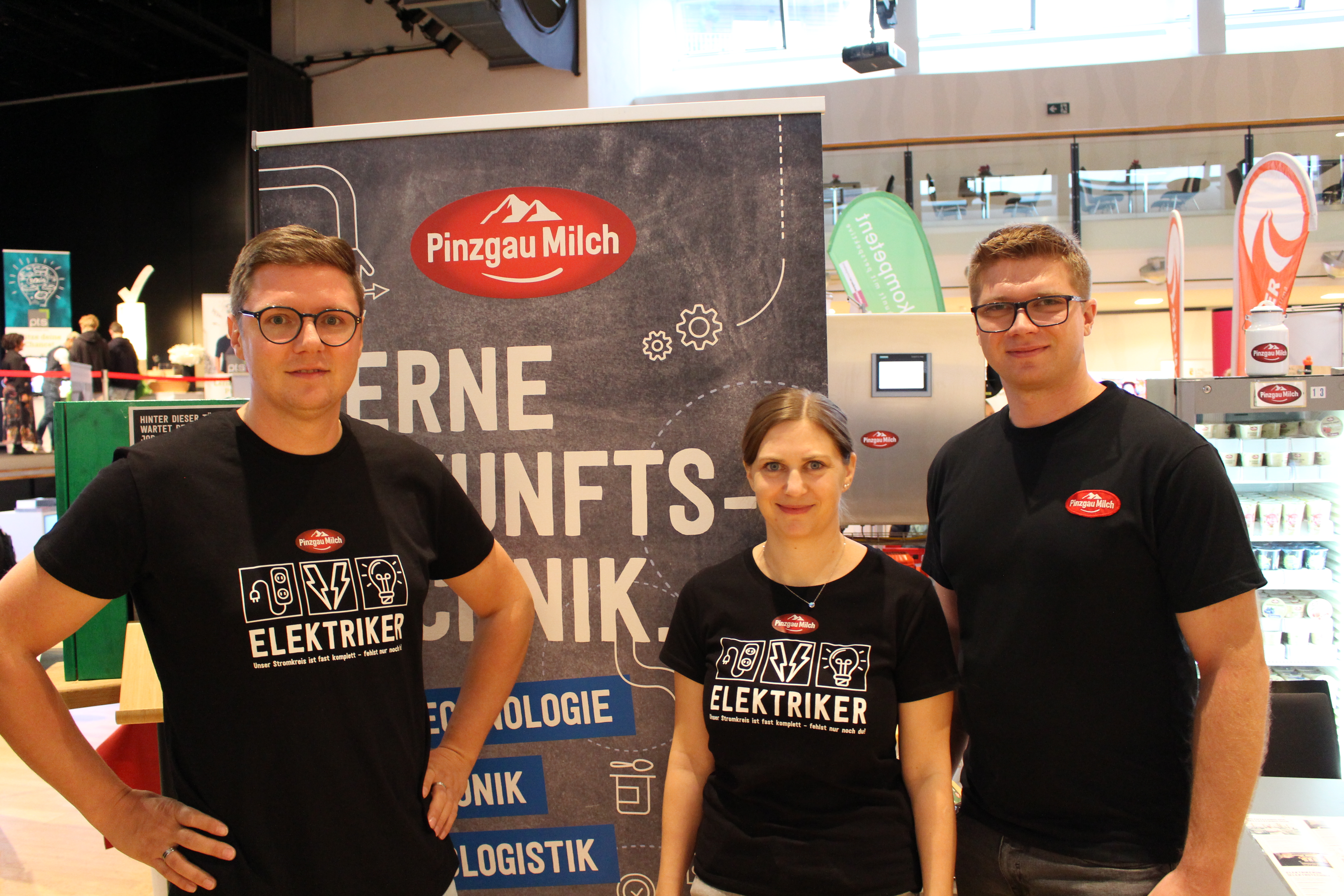 Pinzgau Milch, Maishofen: Christofer Mayr, Cornelia Mujkic und Lukas Streitberger (v. li.).