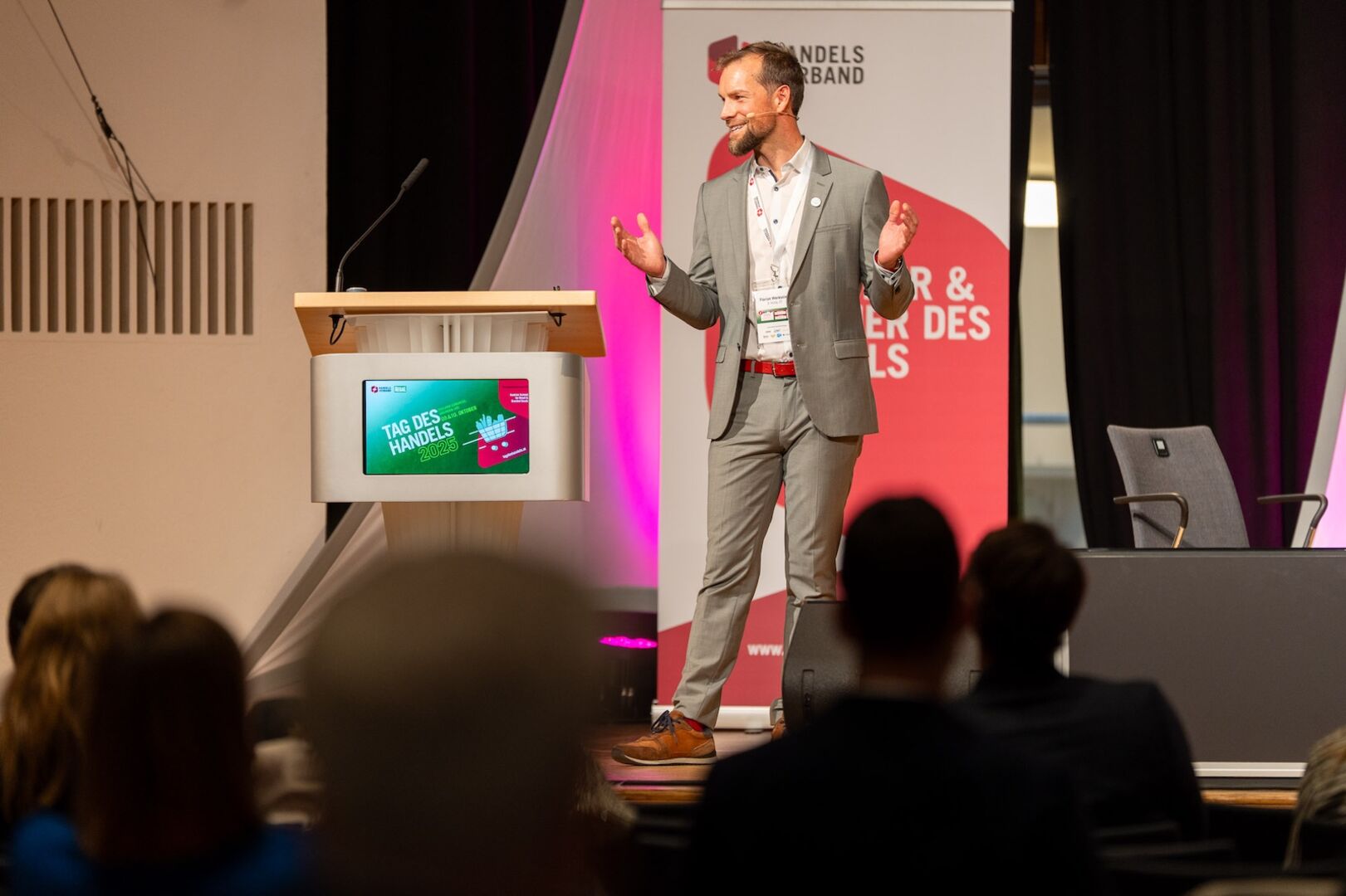 Porträt auf der Bühne