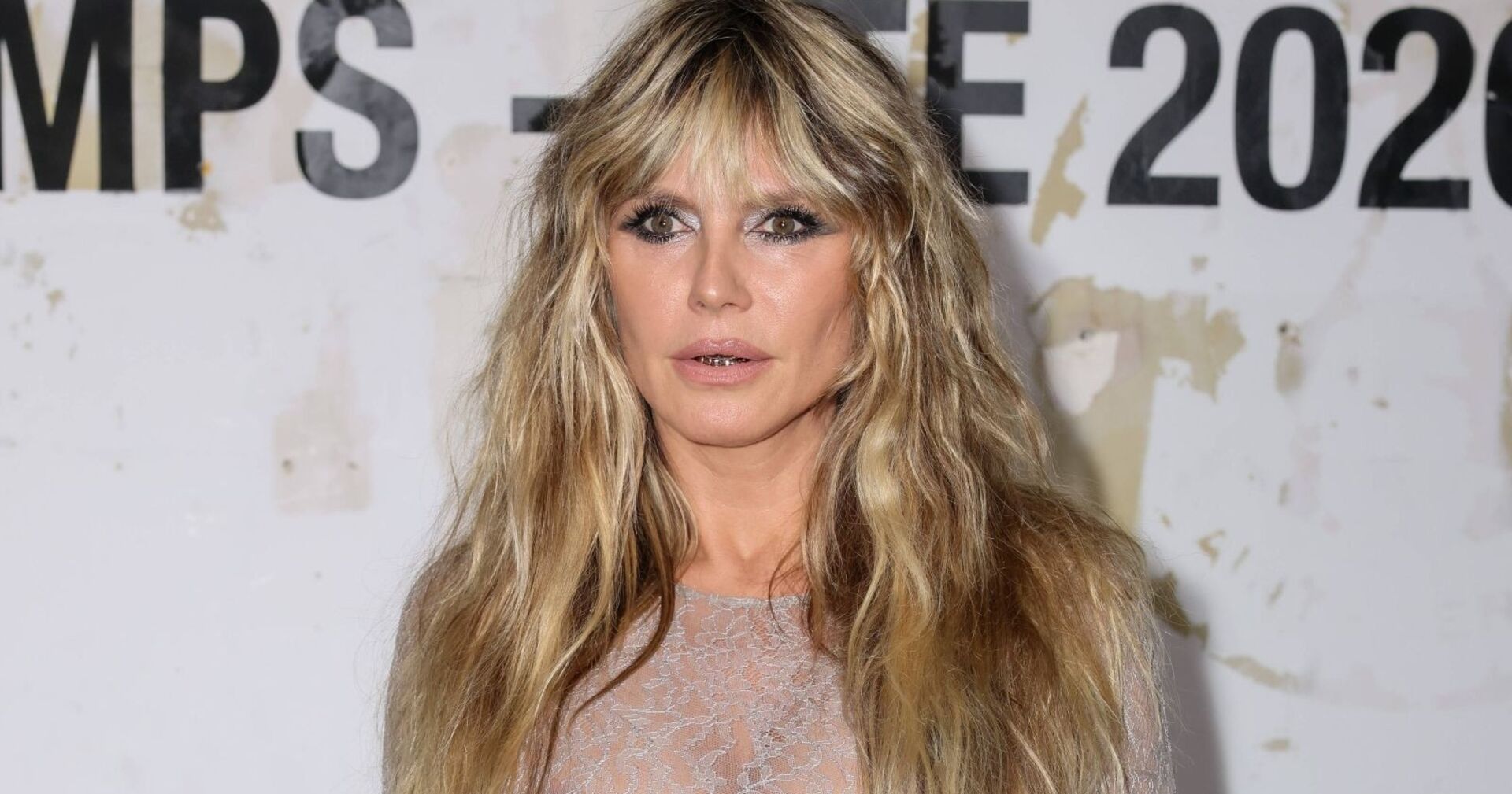 Heidi Klum auf der Pariser Fashionweek