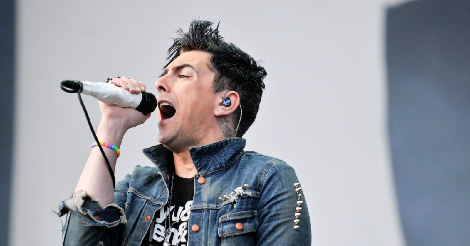 Ian Watkins bei einem Auftritt der Lostprophets 2013