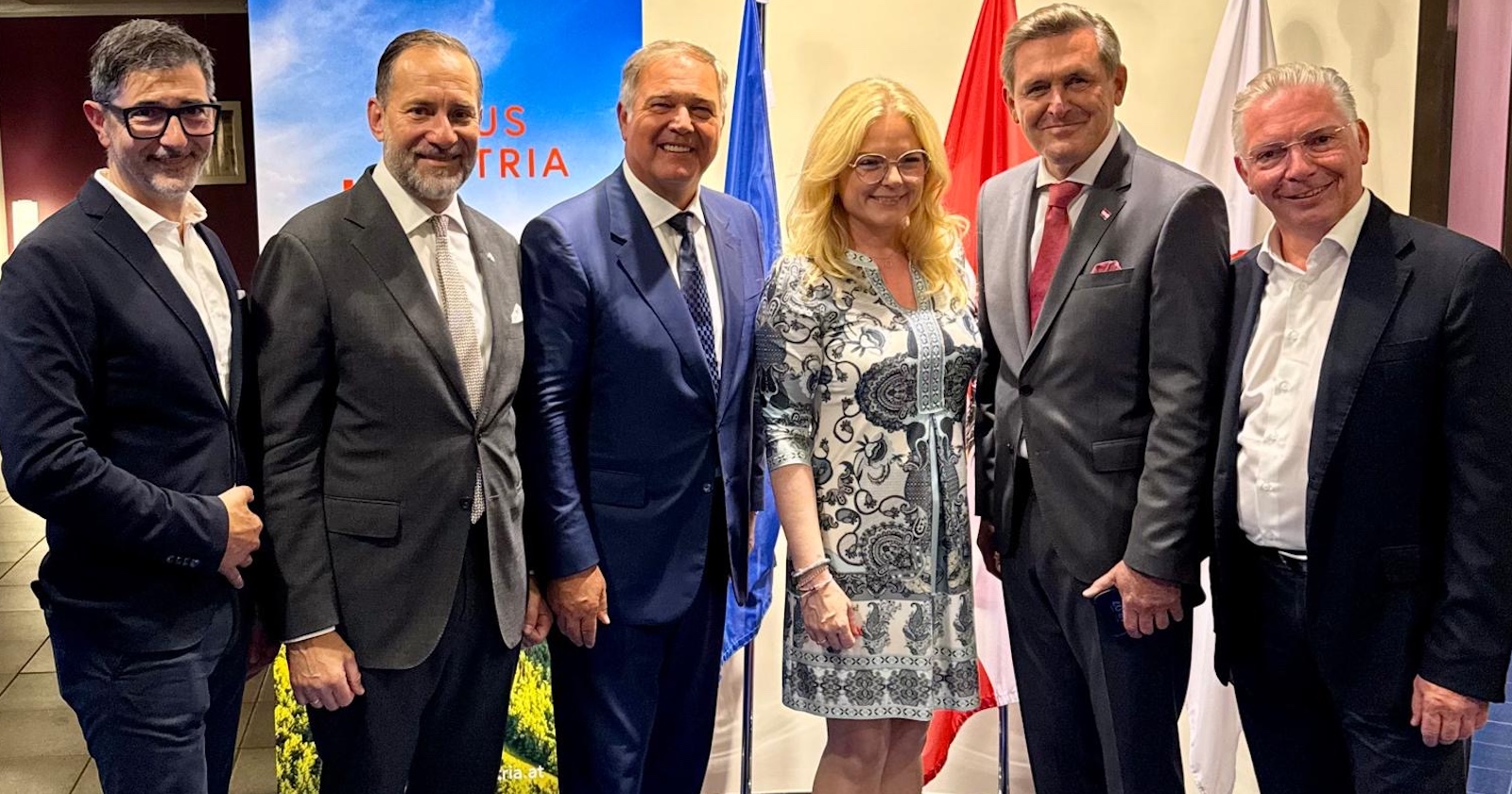 Sechsköpige Wirtschaftsdelegation in der österreichischen Botschaft in Japan