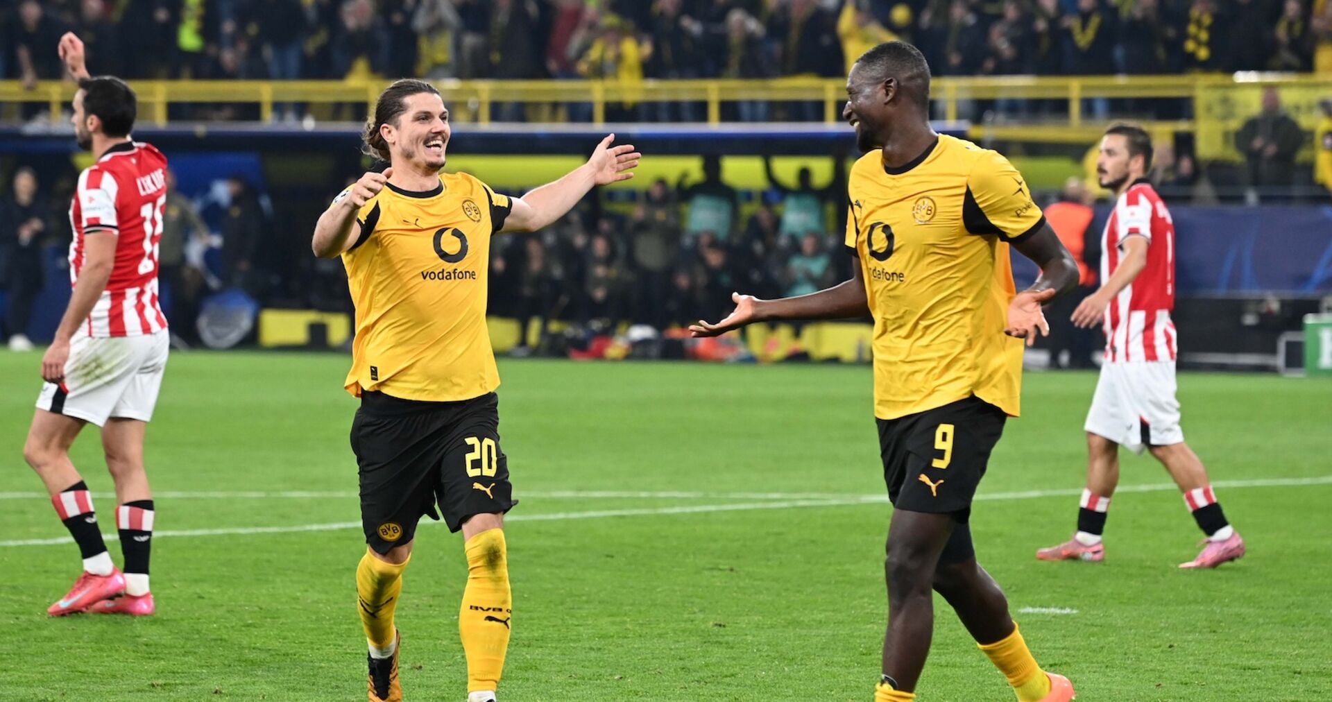 Marcel Sabitzer überzeugt beim 4:1 gegen Athletic Bilbao.