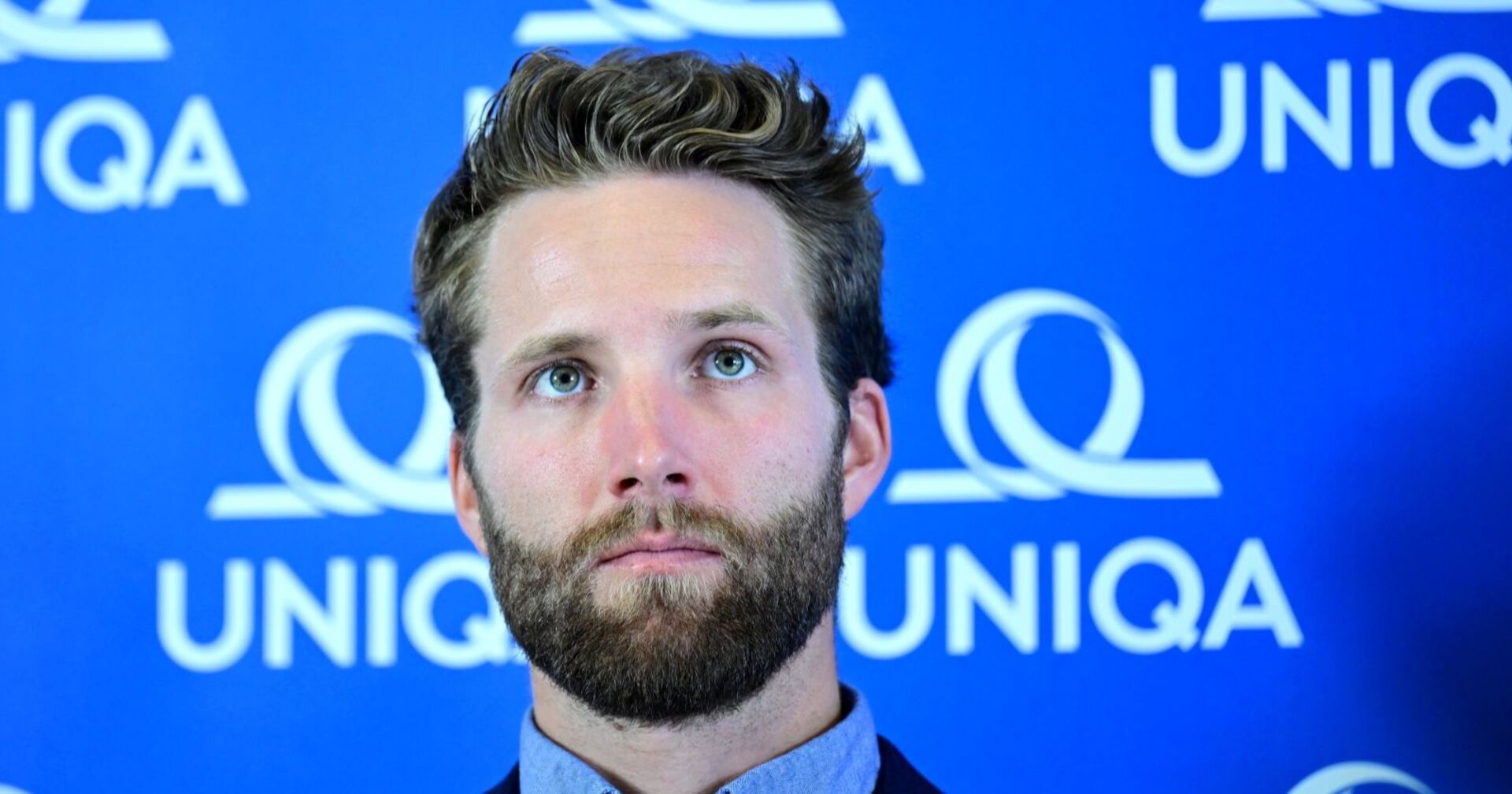 Skifahrer Marco Schwarz im Rahmen einer PK des ÖSV am Donnerstag, 2. Oktober 2025, in Wien