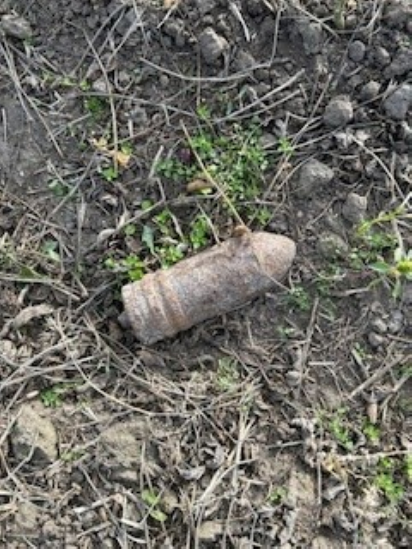 Aufnahme der Panzergranate in Gattendorf