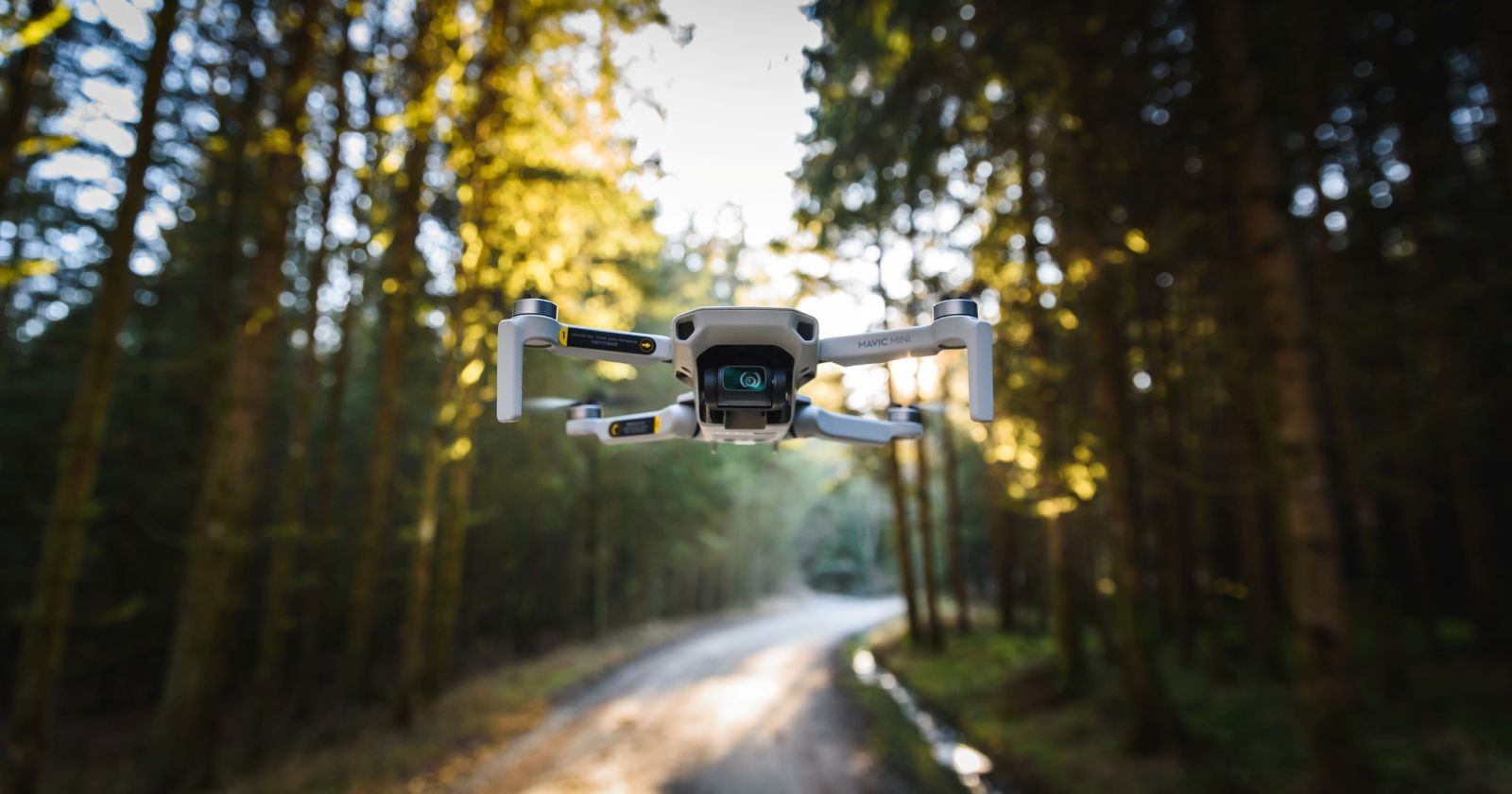 Eine Drohne im Flug durch einen Wald, mittels Wärmebild wurde der 88-jährige Abgängige in Korneuburg gefunden.