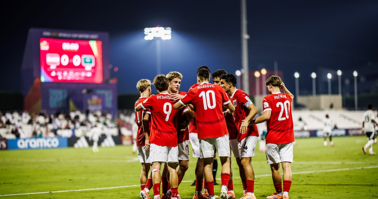 Österreichs U17 gewinnt zum WM-Auftakt 1:0 gegen Saudi-Arabien.
