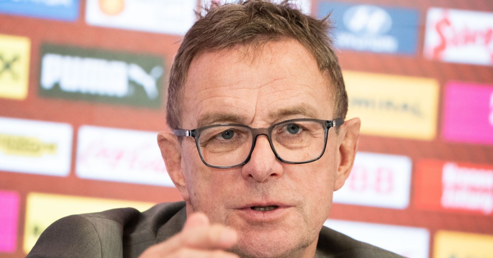 Teamchef Ralf Rangnick am Dienstag, 04. November 2025, während der ÖFB Kaderbekanntgabe in Wien vor den WM-Quali-Spielen gegen Zypern und Bosnien-Herzegowina