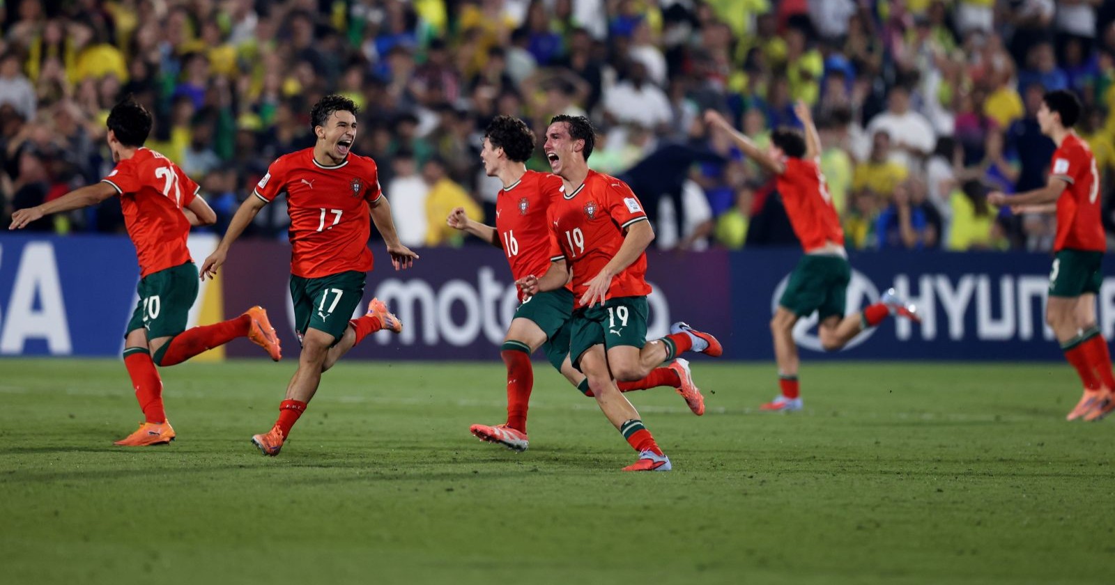 Nationalspieler der portugiesischen U17-Fußball-Nationalmannschaft in Katar