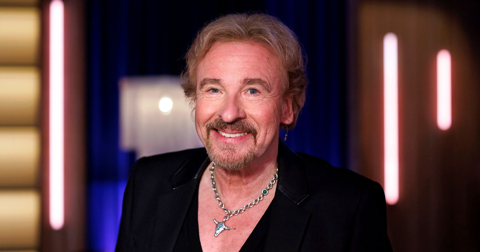 Fernsehmoderator Thomas Gottschalk in der WDR-Talkshow 'Kölner Treff' im WDR Studio