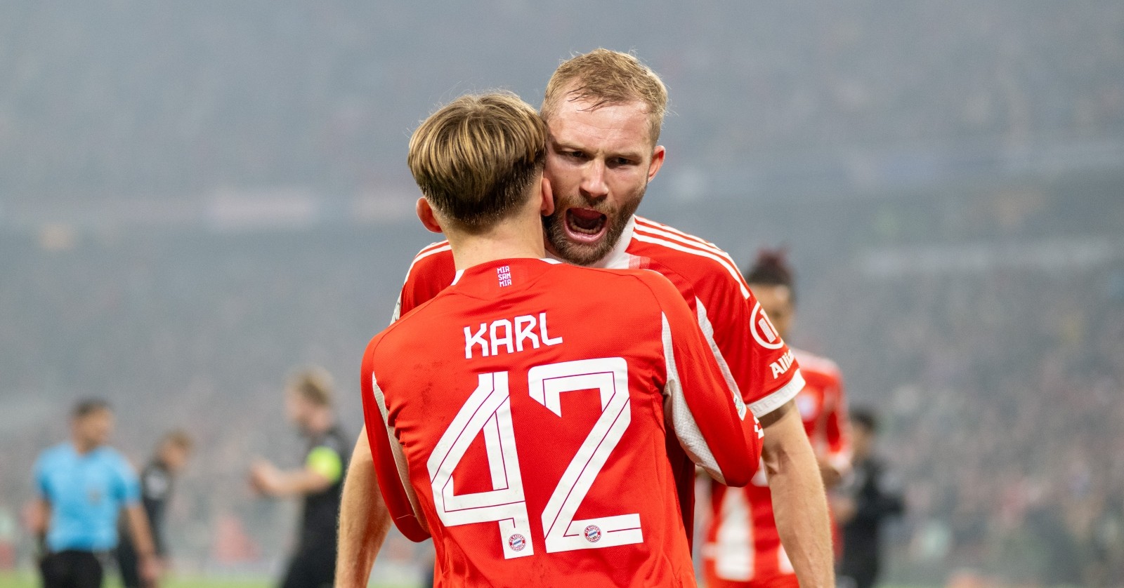 Konrad Laimer liefert eine Vorlage beim Bayern-Sieg.