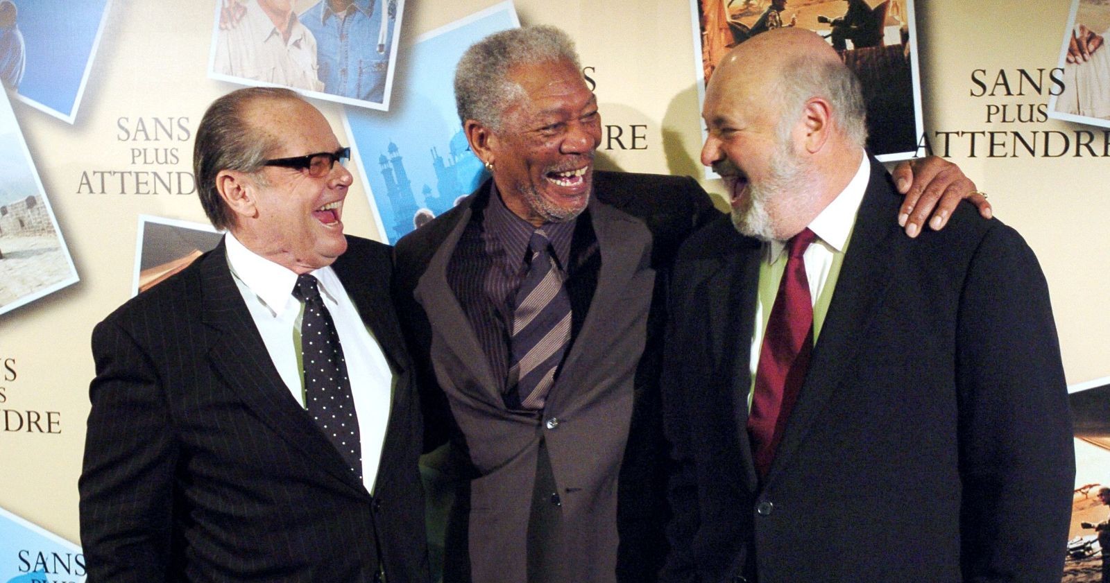 Rob Reiner mit Morgan Freeman und Jack Nicholson.