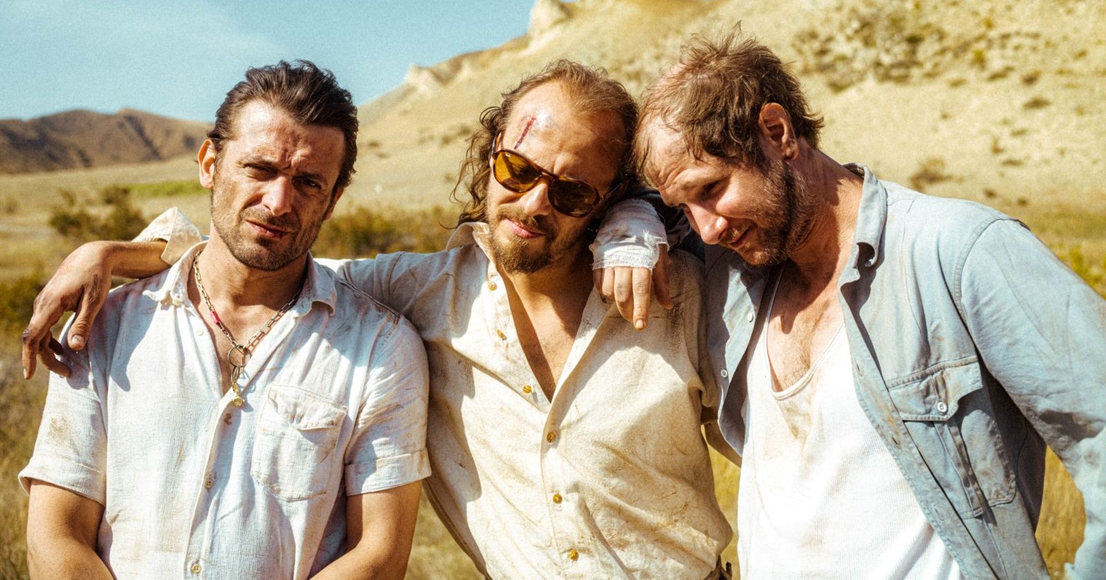 Die Wiener Gruppe Wanda während eines Foto-Shootings