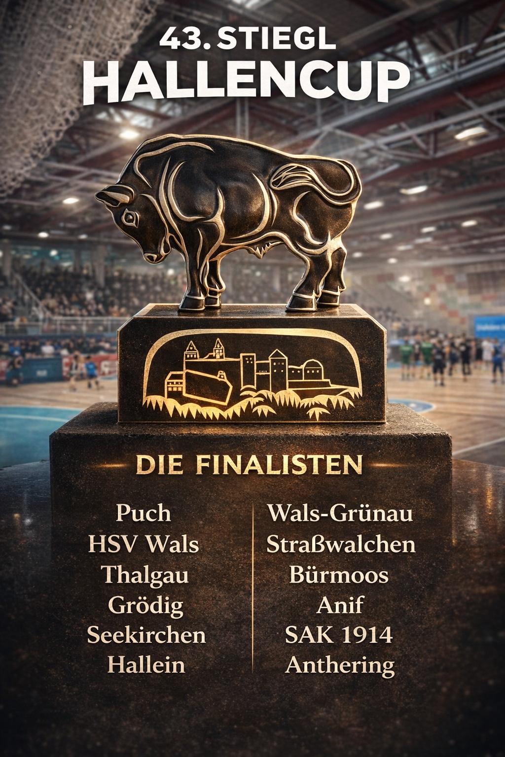 Darstellung der Finalisten des Stiegl Hallencups 2026