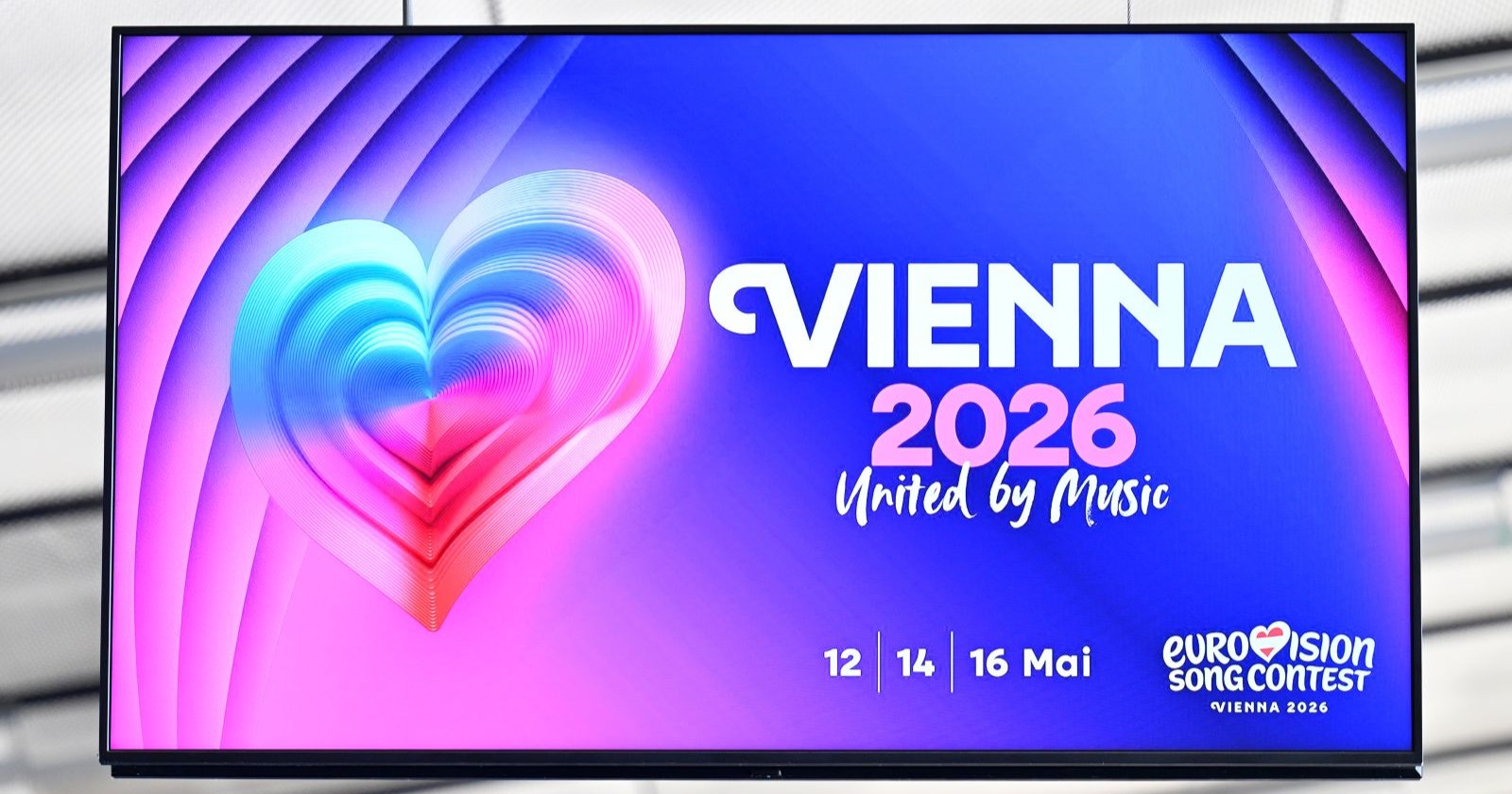 Innenansicht der Wiener Stadthalle am Montag, 25. August 2025. Wien ist Austragungsort des 70. Eurovision Song Contests