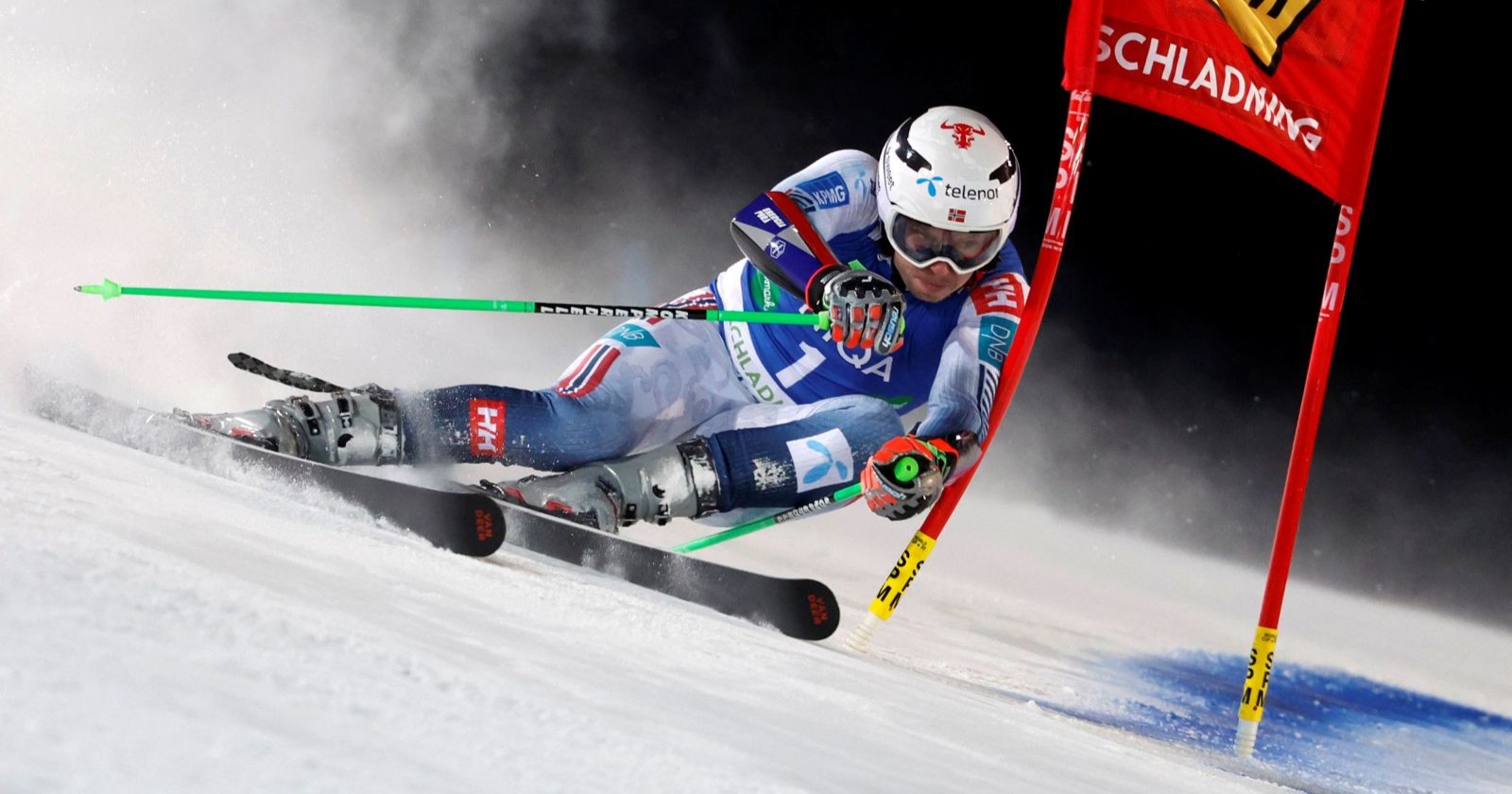 Henrik Kristoffersen im Riesentorlauf von Schladming