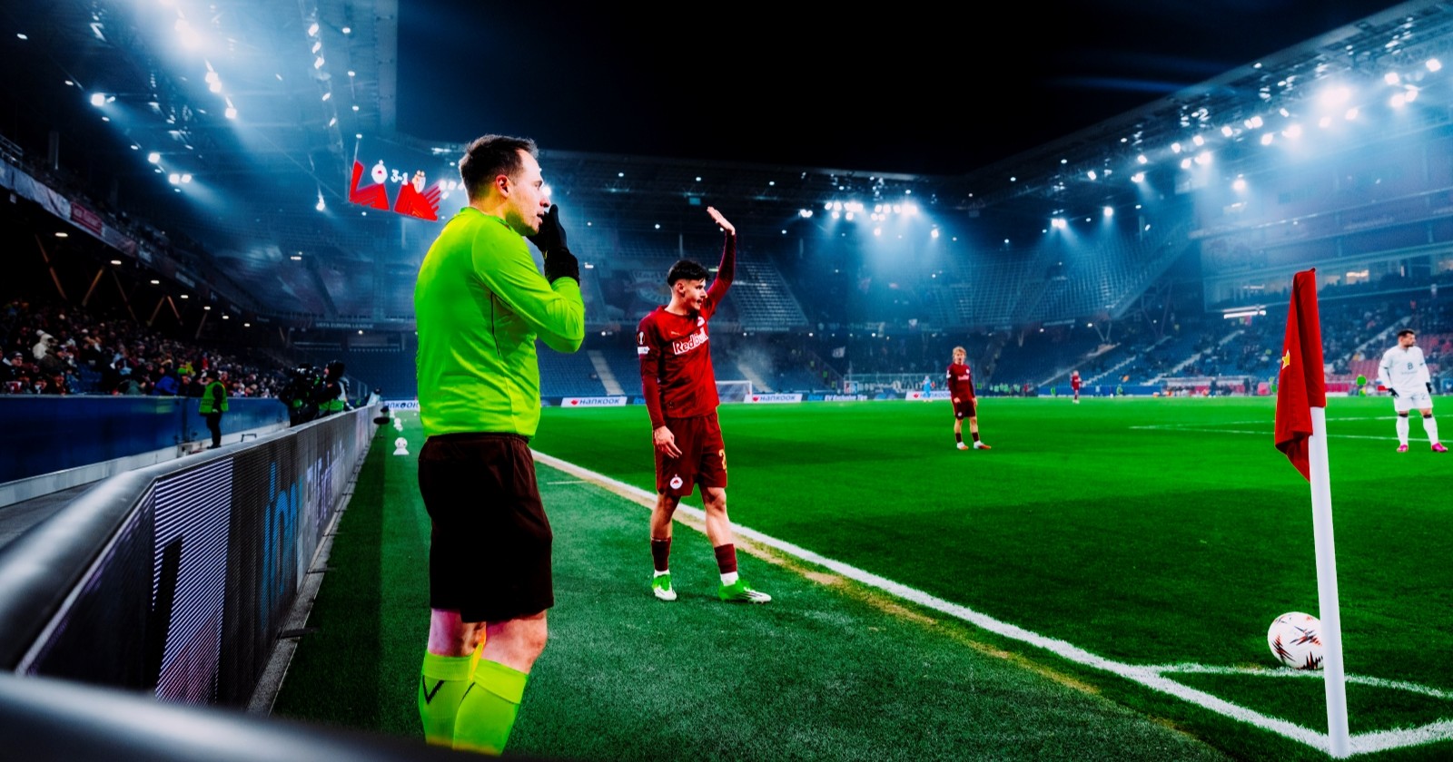Kerim Alajbegovic während einer Ecke im Spiel gegen FC Basel.