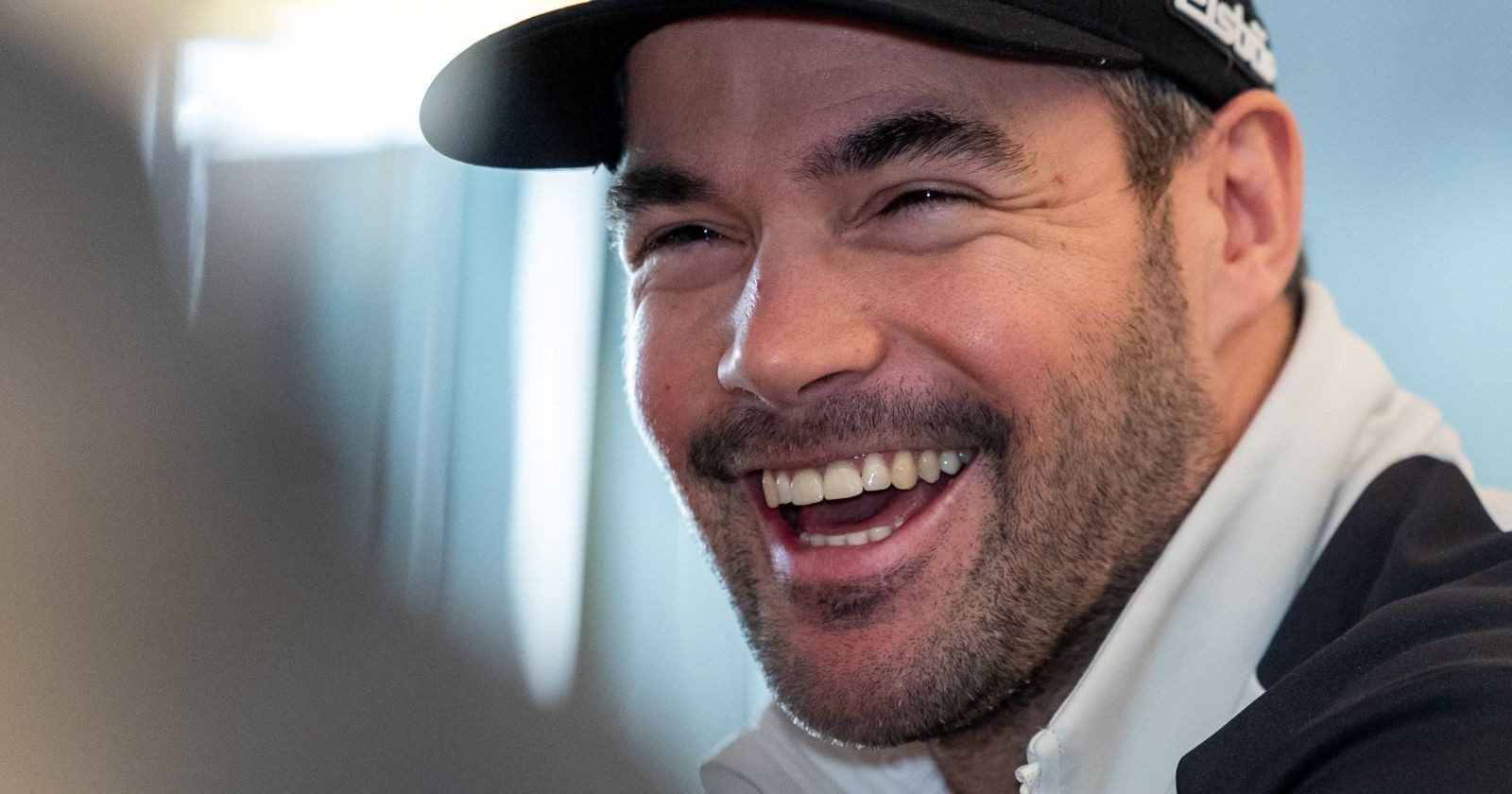 Vincent Kriechmayr während einer Pressekonferenz vor dem Abfahrtsrennen in Kitzbühel