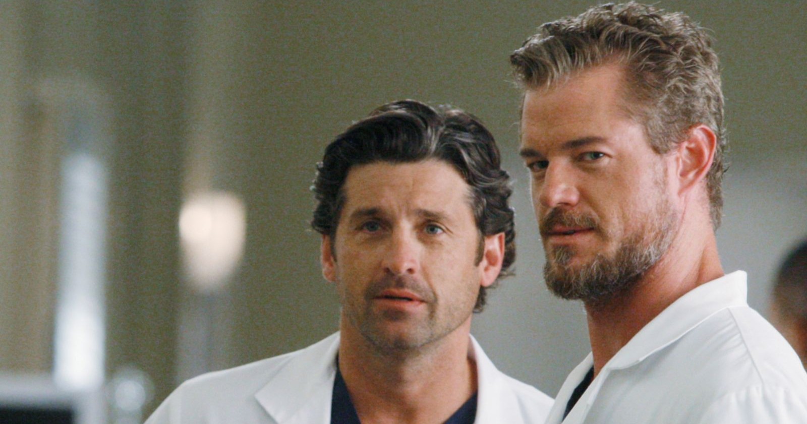 Patrick Dempsey und Eric Dane als Ärzte in Grey’s Anatomy in einer gemeinsamen Szene/ Patrick Dempsey trauert nach Eric Danes Tod