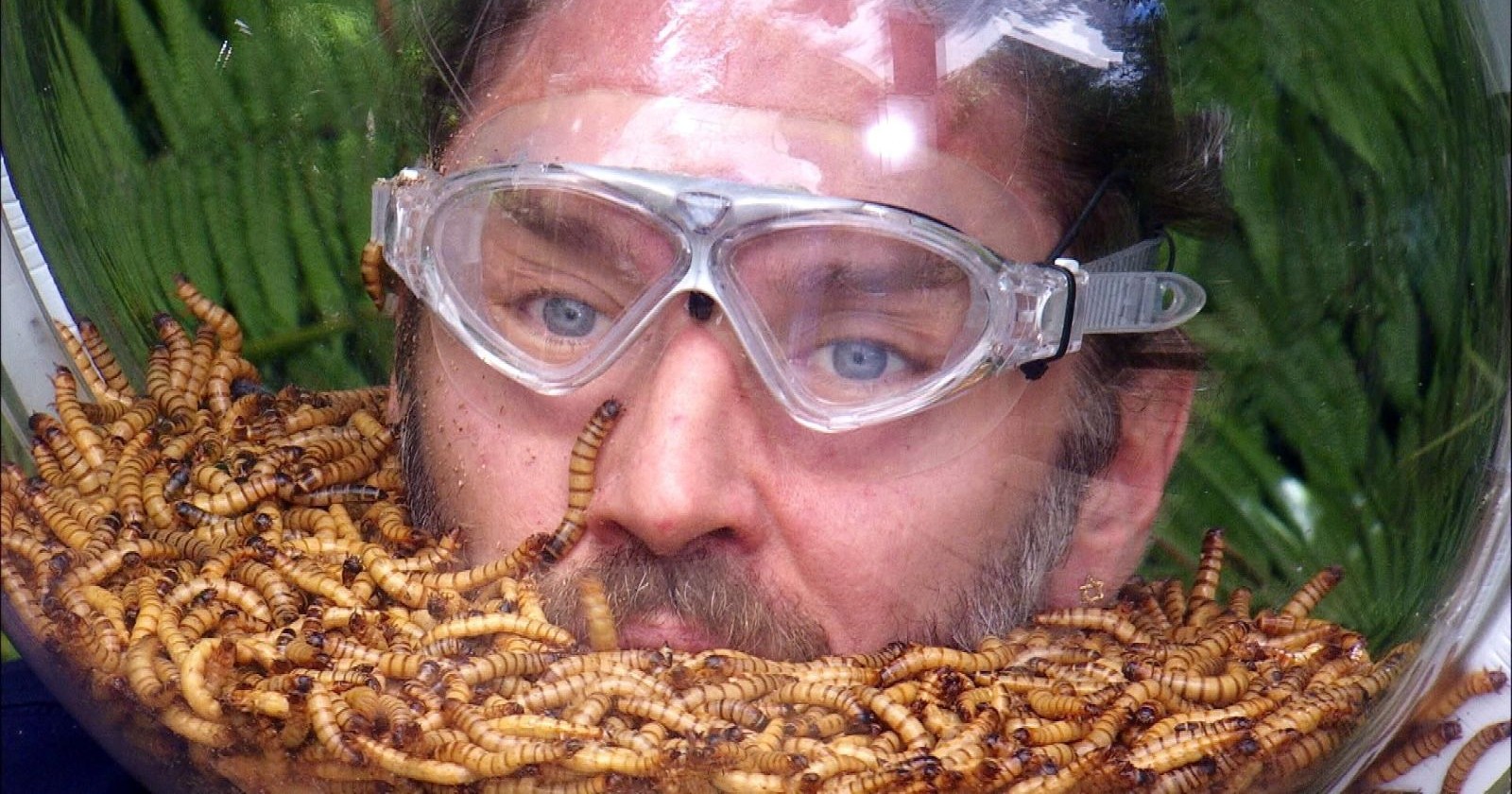 Gil Ofarim im RTL-Dschungelcamp während einer Dschungelprüfung