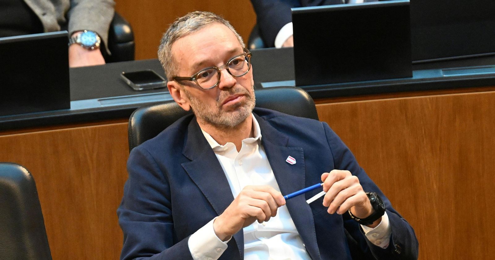 FPÖ-Chef Herbert Kickl, die FPÖ liegt in Umfragen weiter deutlich vorne.