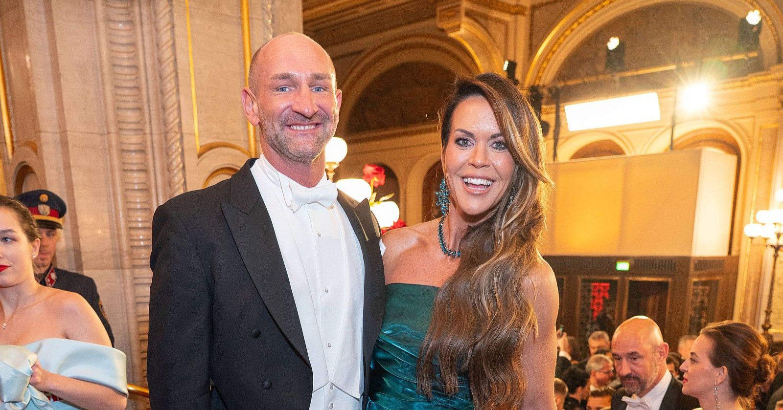 Martina REUTER mit Freund Vladimir/ Martina Reuter und Freund Vladimir haben sich einen Job auf der New York Fashionweek geangelt.