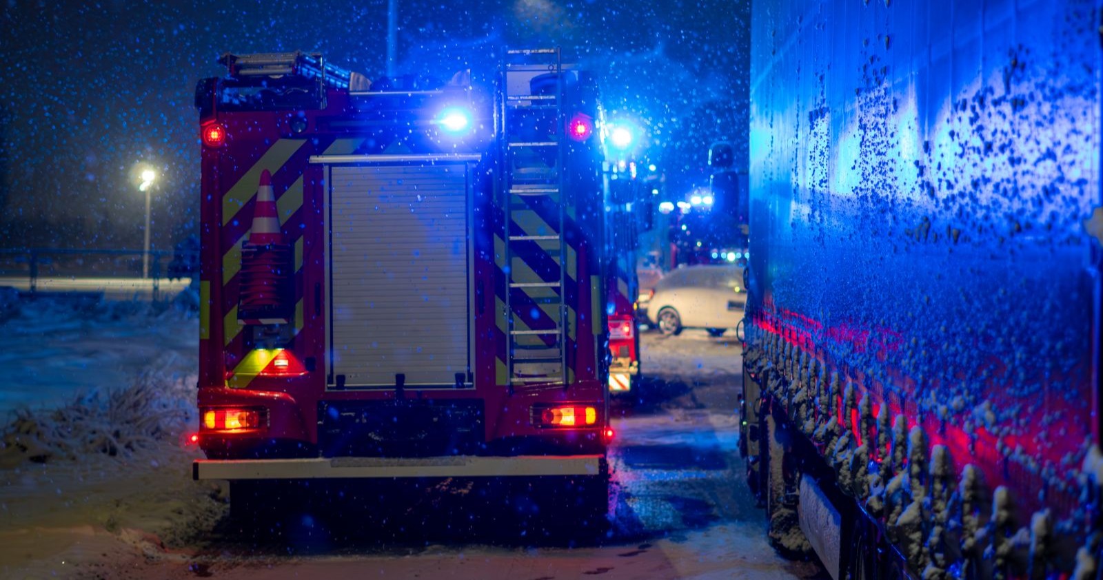 Feuerwehr im Einsatz.