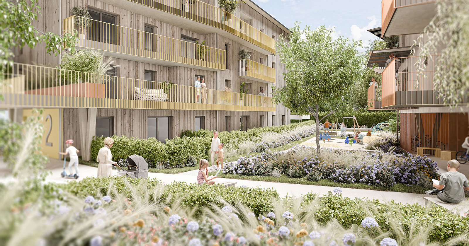 Moderne Eigentumswohnungen | Credit: BMP Architektur