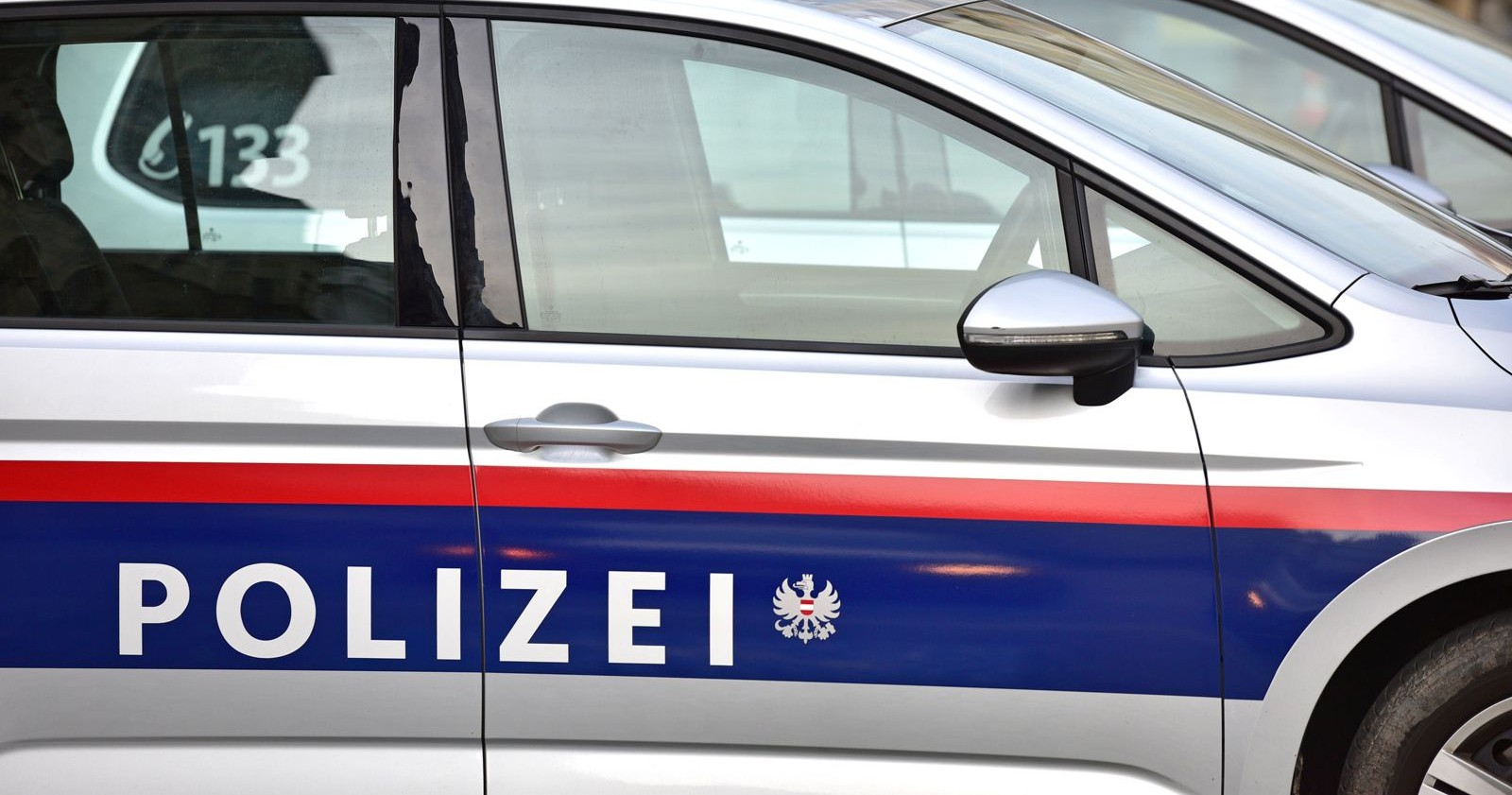 Ansicht von Wägen der österreichischen Polizei in wien, als Themenbild für die Gewalt in einem Stiegenhaus in der Leopoldstadt