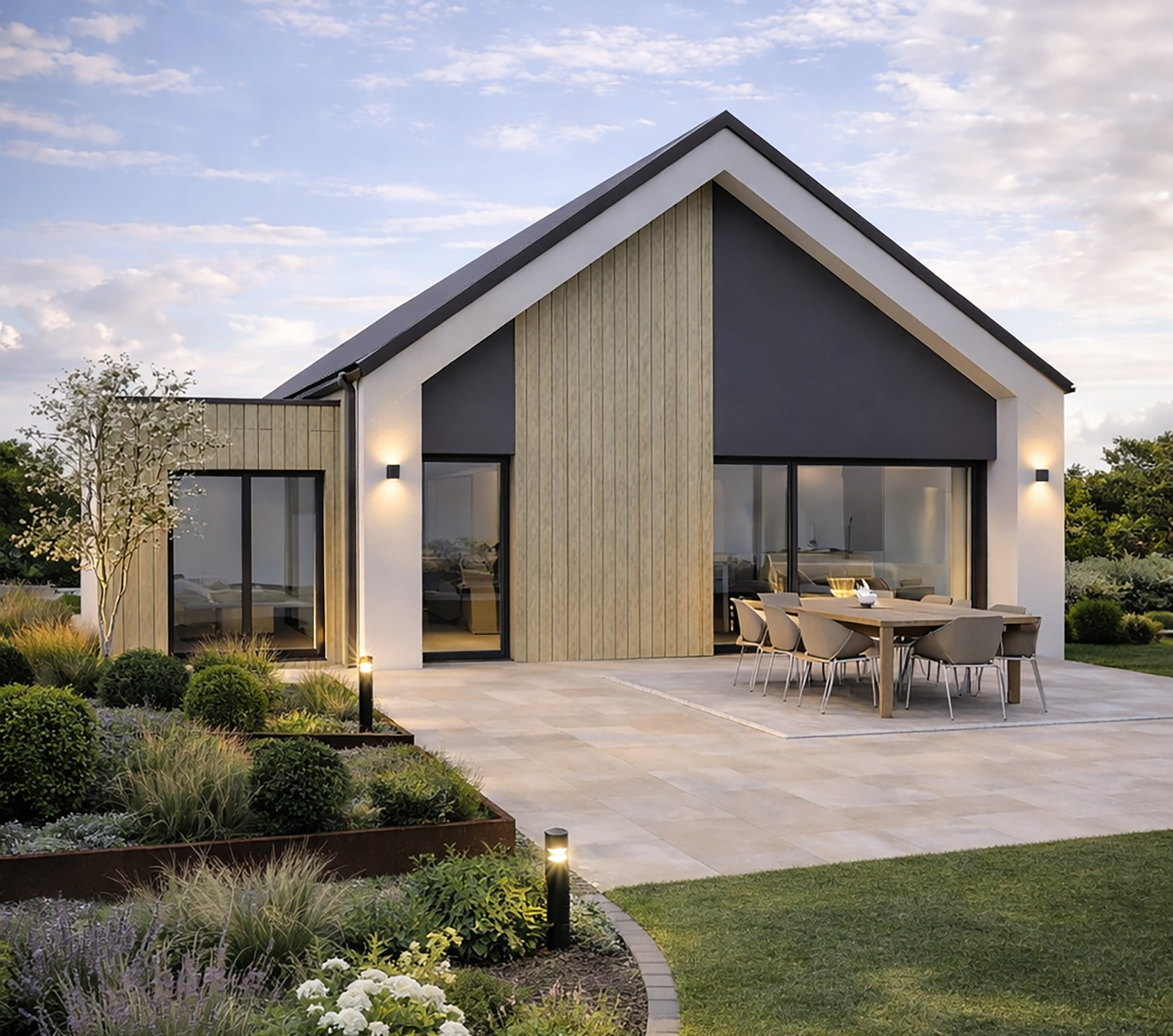 Wohnhaus mit Terrasse | Credit: baderbau