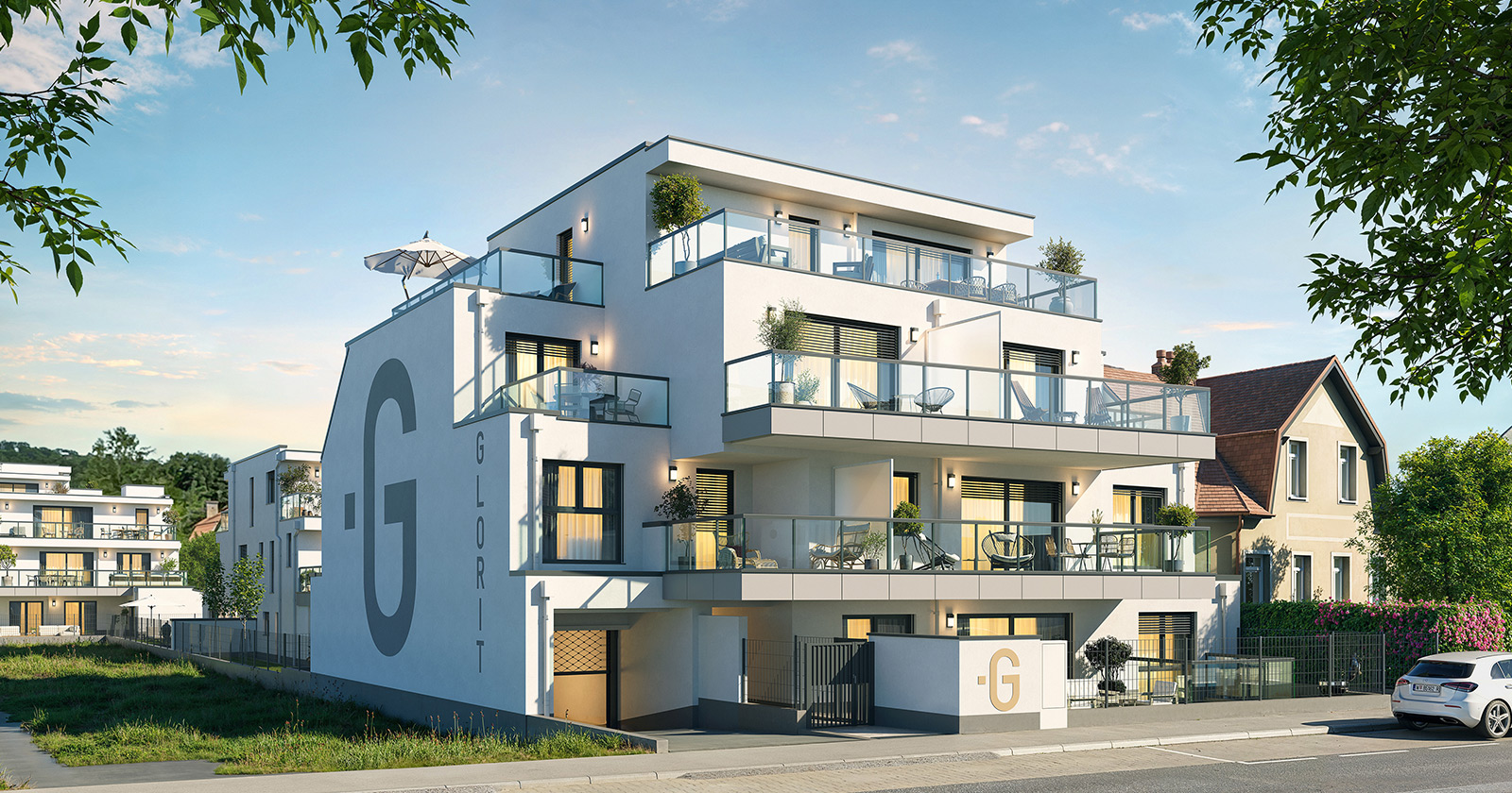 Modernes Wohnhaus | Credit: Glorit Bausysteme