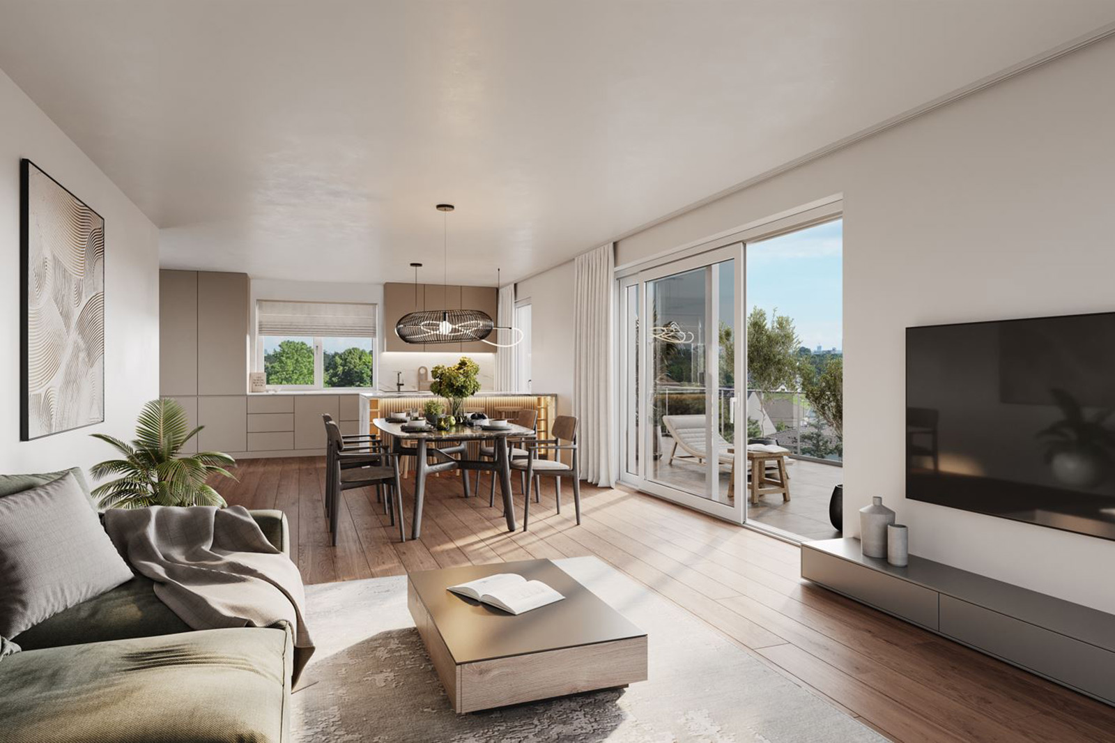 Modernes Wohnzimmer | Credit: Glorit Bausysteme