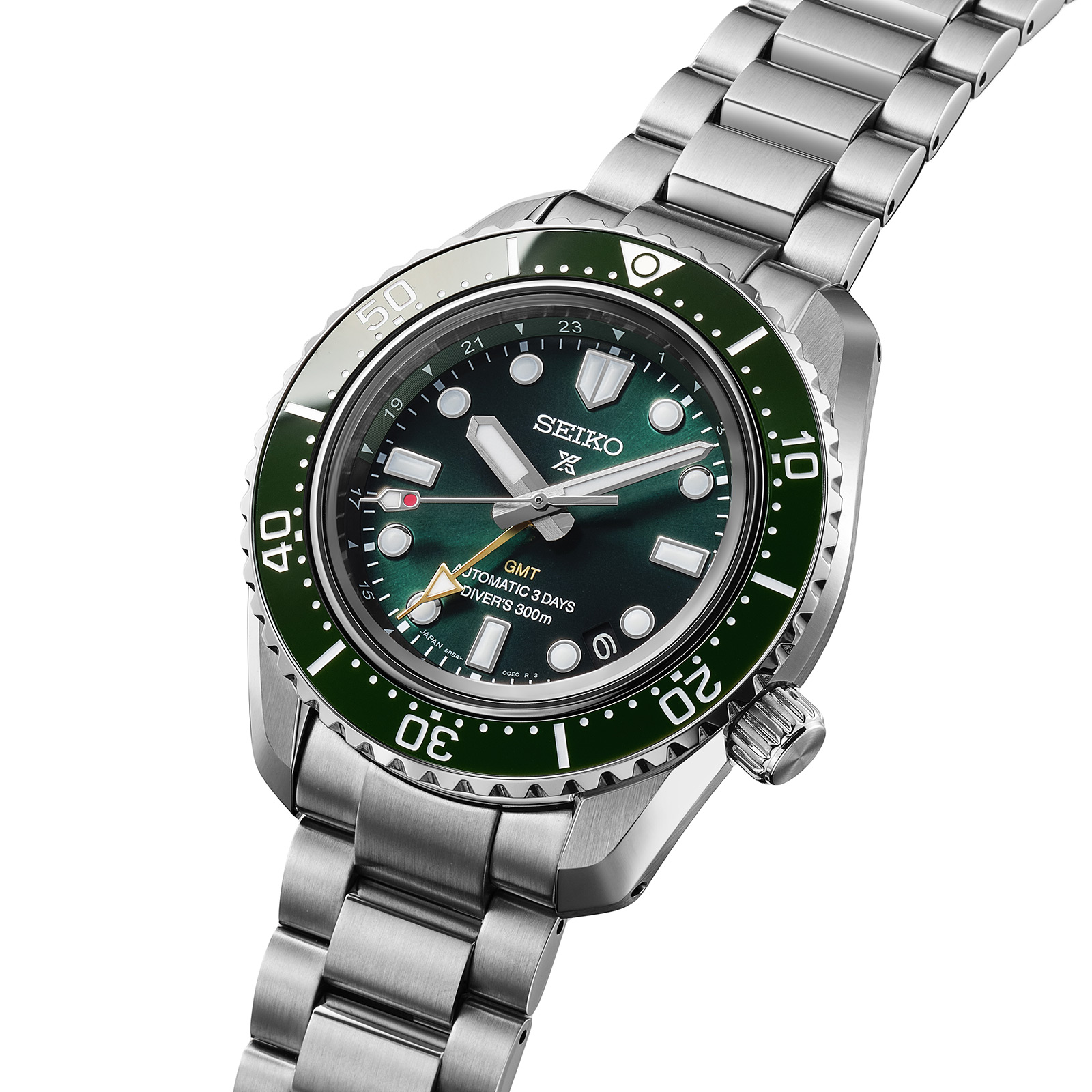 Quarzuhr mit grünem Ziffernblatt | Credit: Seiko