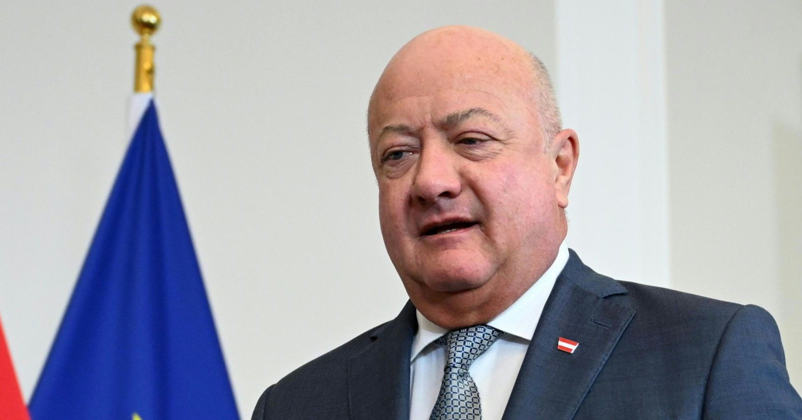 Christian Stocker während eines Termins