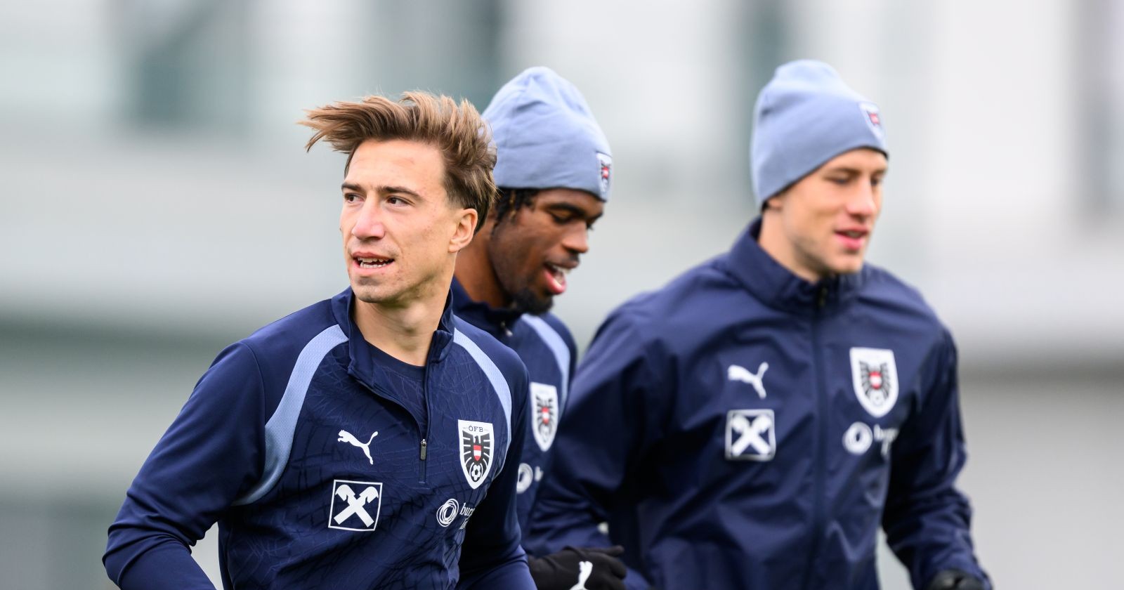 David Affengruber während eines Trainings beim ÖFB