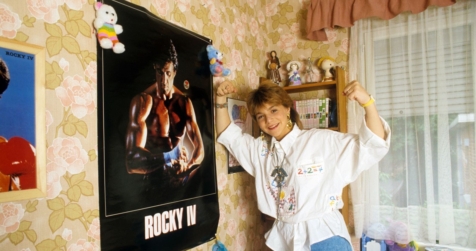 Sandra Kim in ihrem Kinderzimmer.