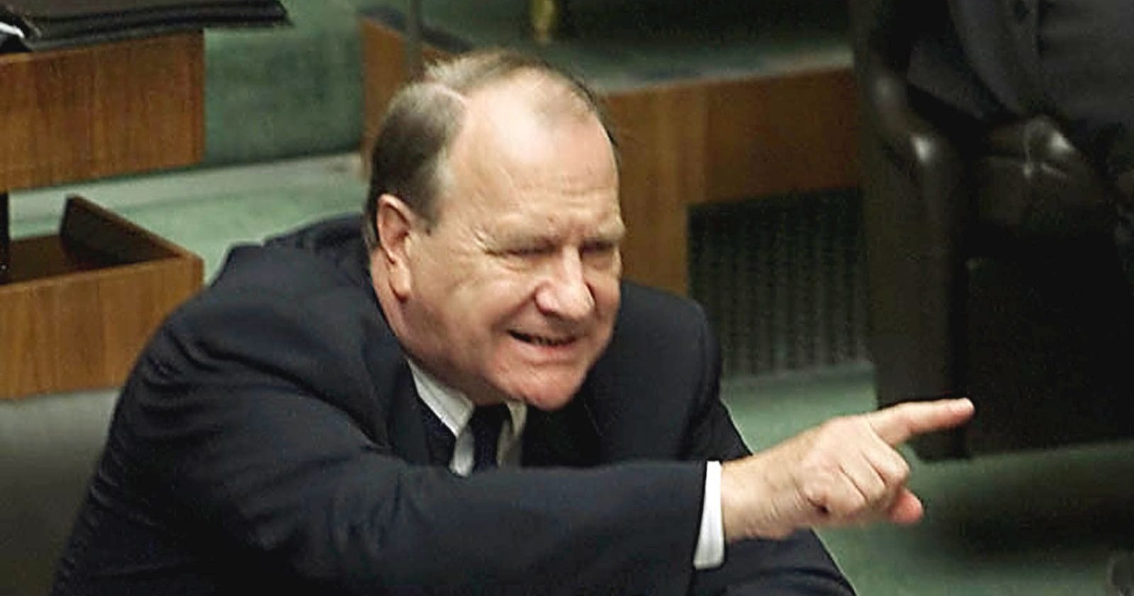 Harald Ofner ehemaliger Justizminister FPÖ bei Rede im Parlament Österreich Politik Politiker Harald Ofner Archivbild