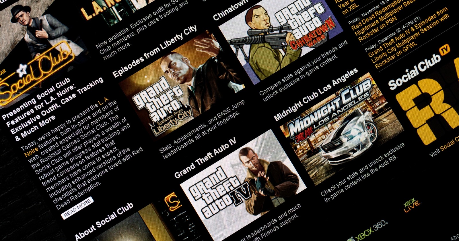 Offizielle Website von Rockstar Games.