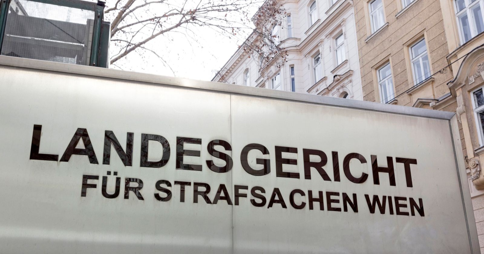 Außenansicht des Landesgerichts für Strafsachen Wien
