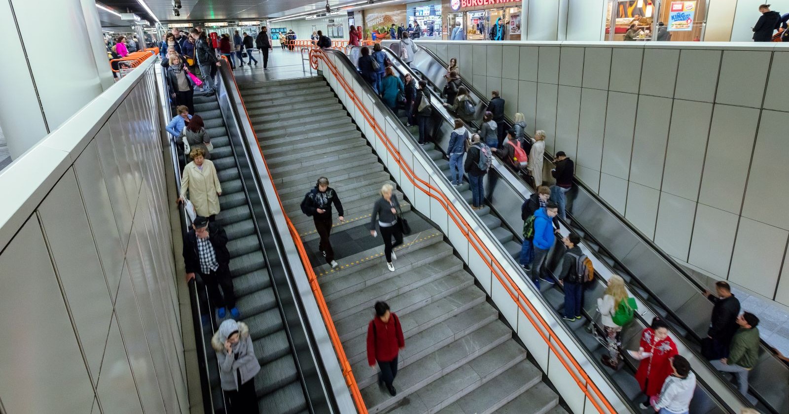 Ansicht der U-Bahnstation Wien Westbahnhof