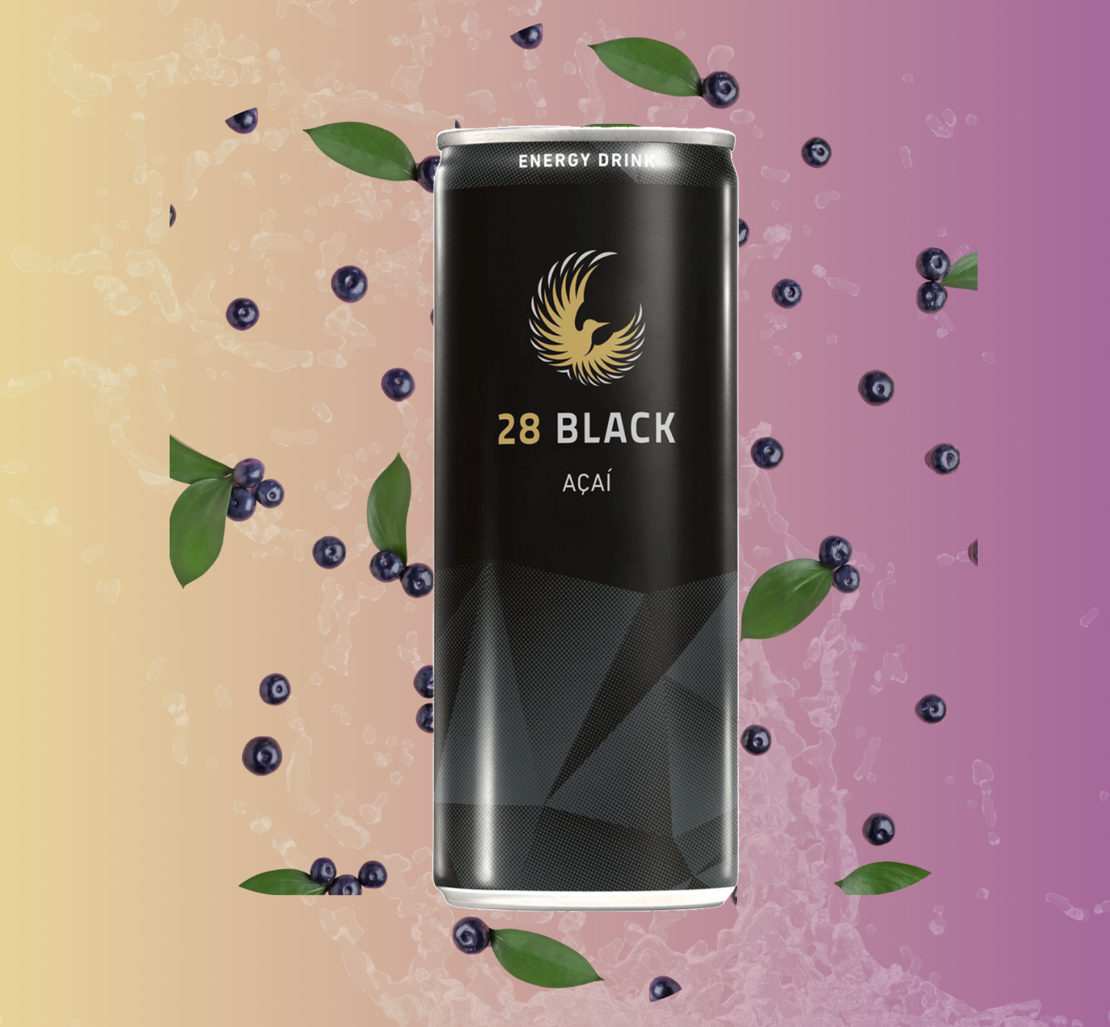 Eine Dose Energy-Drink 28Black | Credit: premium-drinks &amp; more