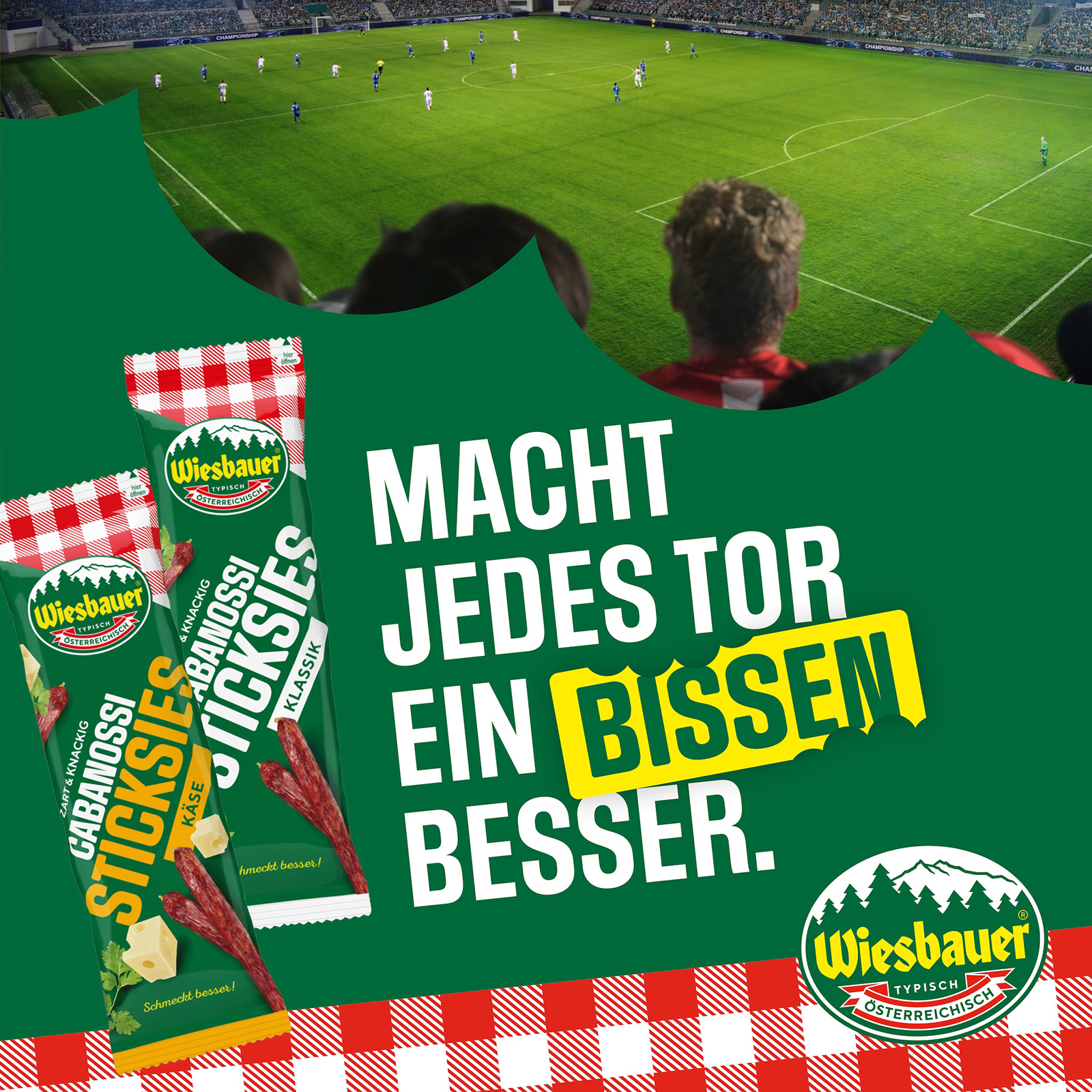 Cabanossi Sticksies in den Sorten Klassik und Käse | Credit: Wiesbauer