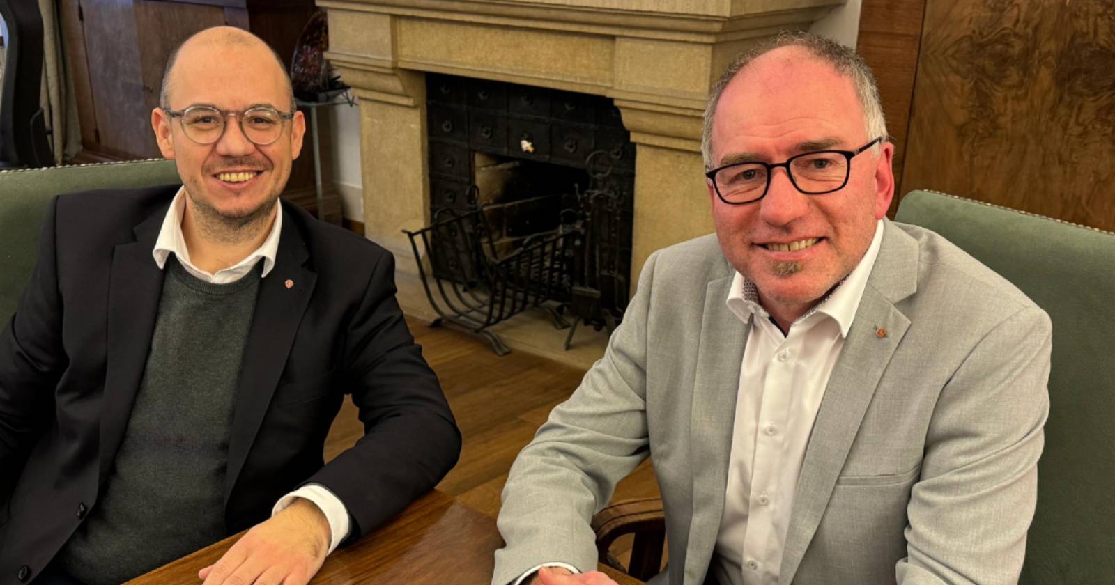 Florian Koch und Alexander Stangassinger | Credit: Stadt Hallein