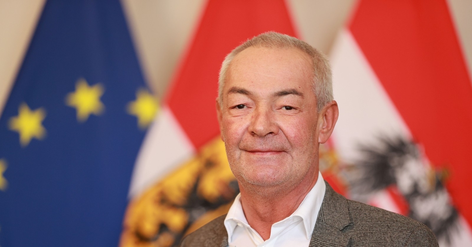Bernhard Gratz zu Besuch beim Landeshauptmann.